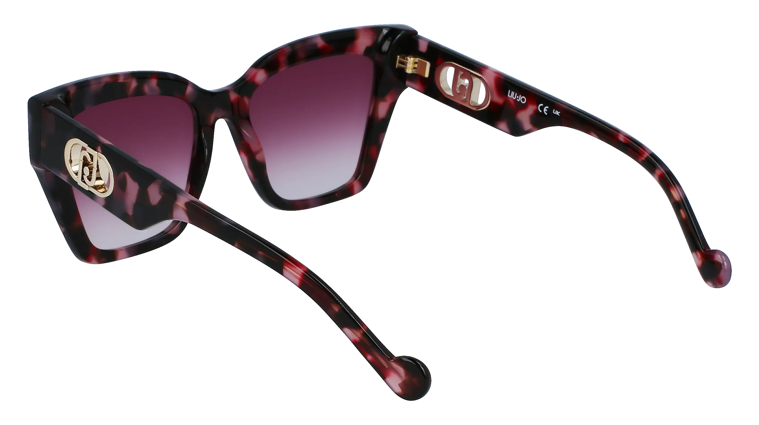Liu Jo LJ777S 516 Occhiali da sole Acetato Viola Viola Squadrata Normale Sfumato - immagine 4