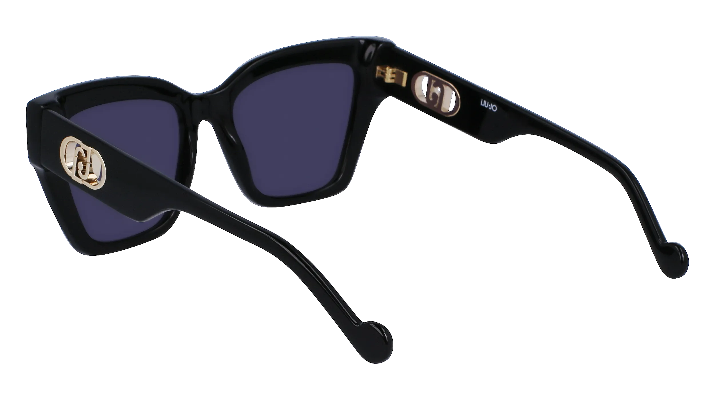Liu Jo LJ777S 001 Occhiali da sole Acetato Nero Grigio Squadrata Normale Normale - immagine 4
