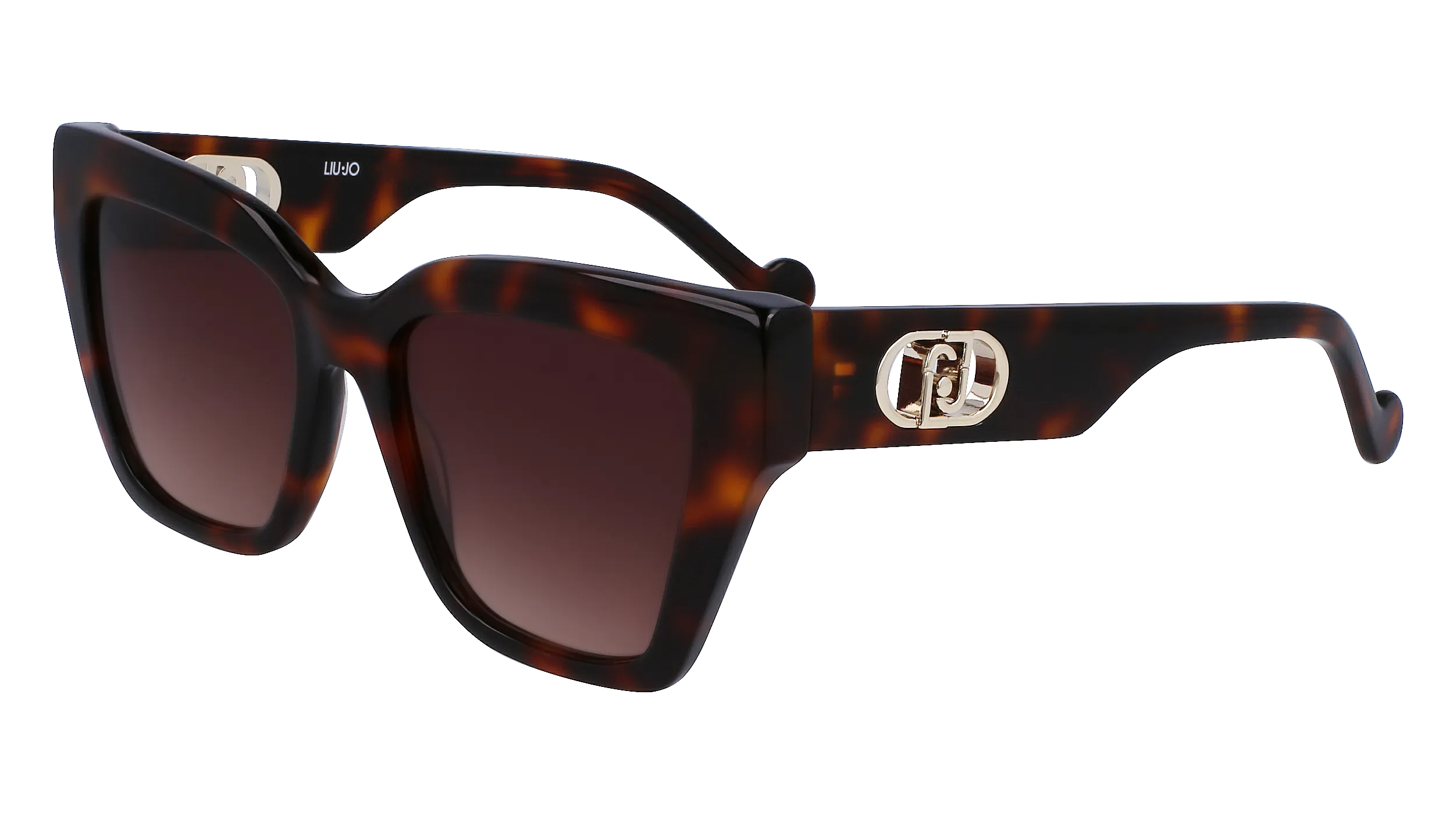 Liu Jo LJ777S 240 Occhiali da sole Acetato Havana Marrone Squadrata Normale Sfumato - immagine 1