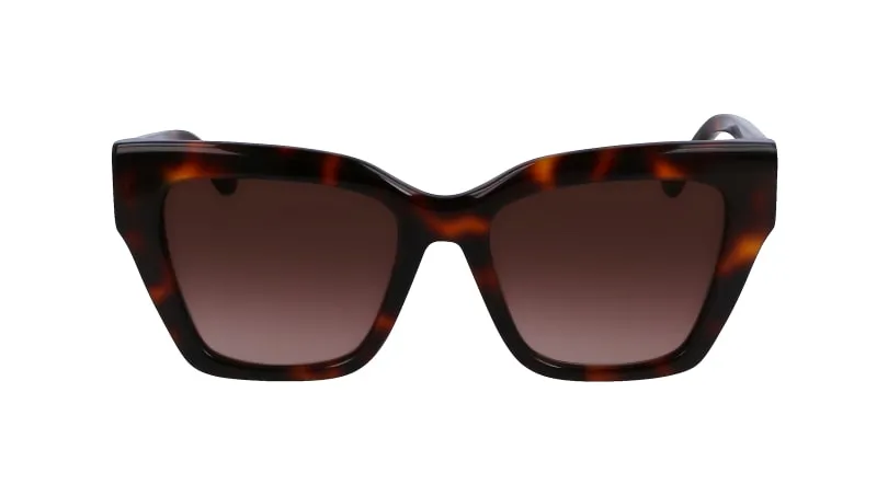Liu Jo LJ777S 240 Occhiali da sole Acetato Havana Marrone Squadrata Normale Sfumato - immagine 2