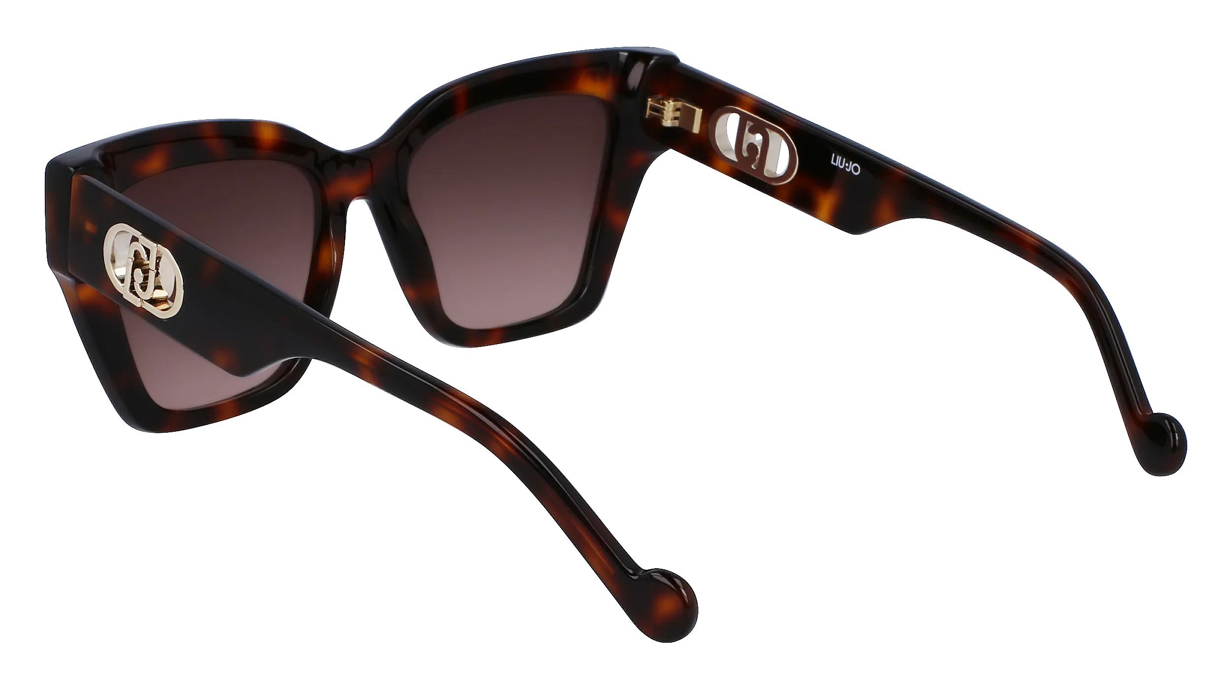 Liu Jo LJ777S 240 Occhiali da sole Acetato Havana Marrone Squadrata Normale Sfumato - immagine 4