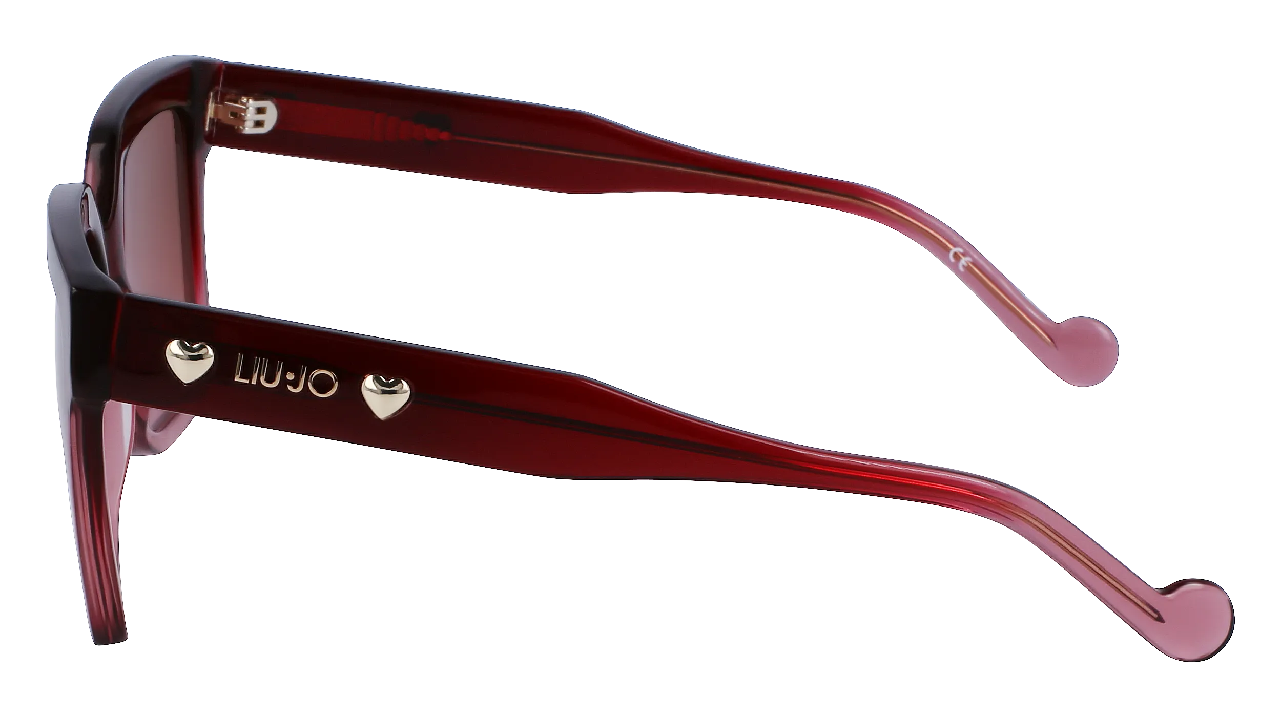 Liu Jo LJ771S 606 Occhiali da sole Acetato Bordeaux Marrone Squadrata Normale Sfumato - immagine 3