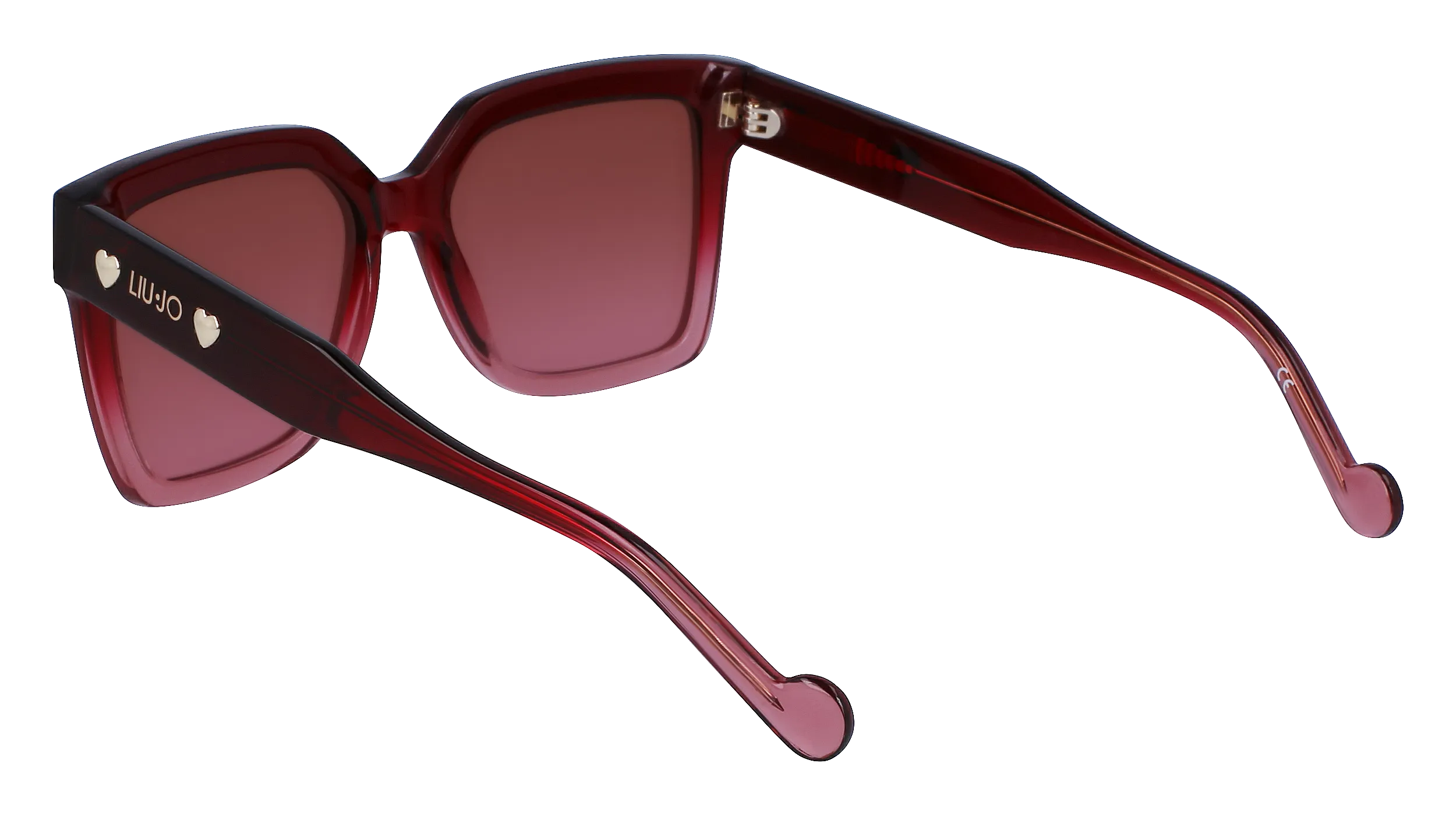 Liu Jo LJ771S 606 Occhiali da sole Acetato Bordeaux Marrone Squadrata Normale Sfumato - immagine 4