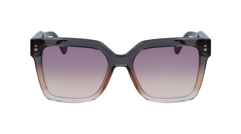 Liu Jo LJ771S 033 Occhiali da sole Acetato Grigio Grigio Squadrata Normale Sfumato - immagine 2