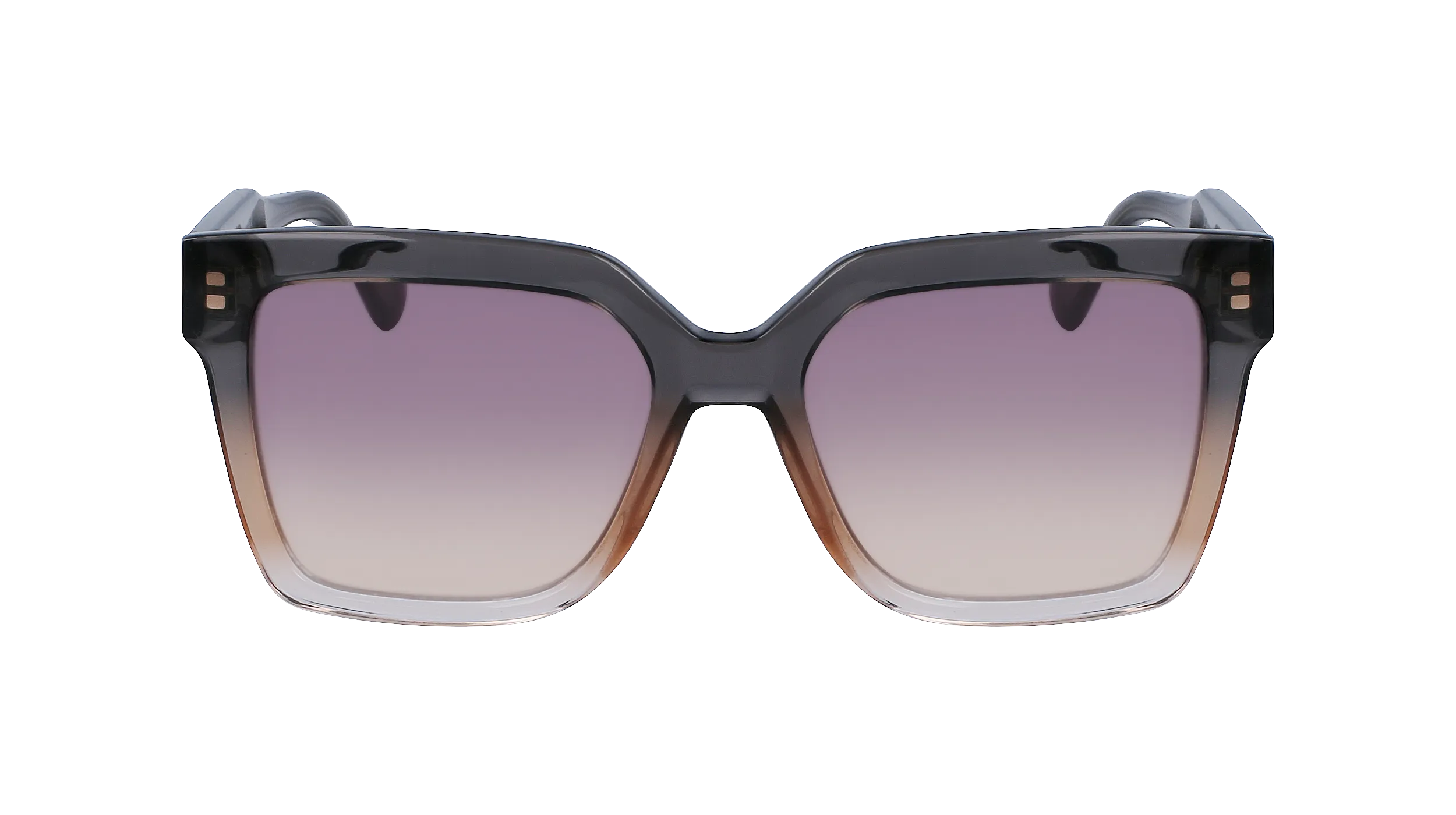Liu Jo LJ771S 033 Occhiali da sole Acetato Grigio Grigio Squadrata Normale Sfumato - immagine 3