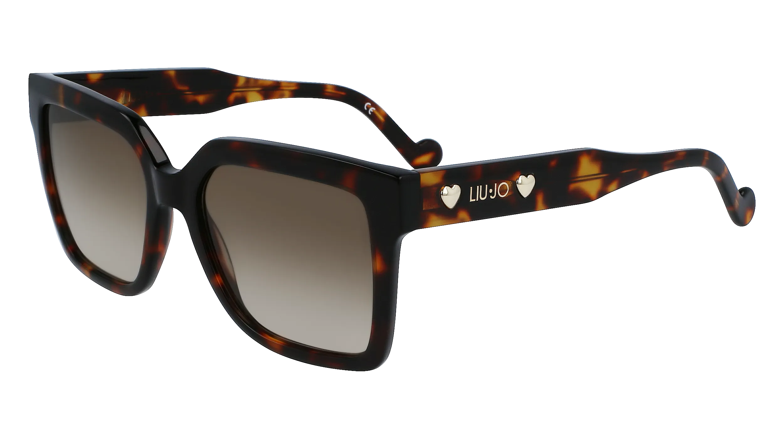 Liu Jo LJ771S 240 Occhiali da sole Acetato Havana Marrone Squadrata Normale Sfumato - immagine 1