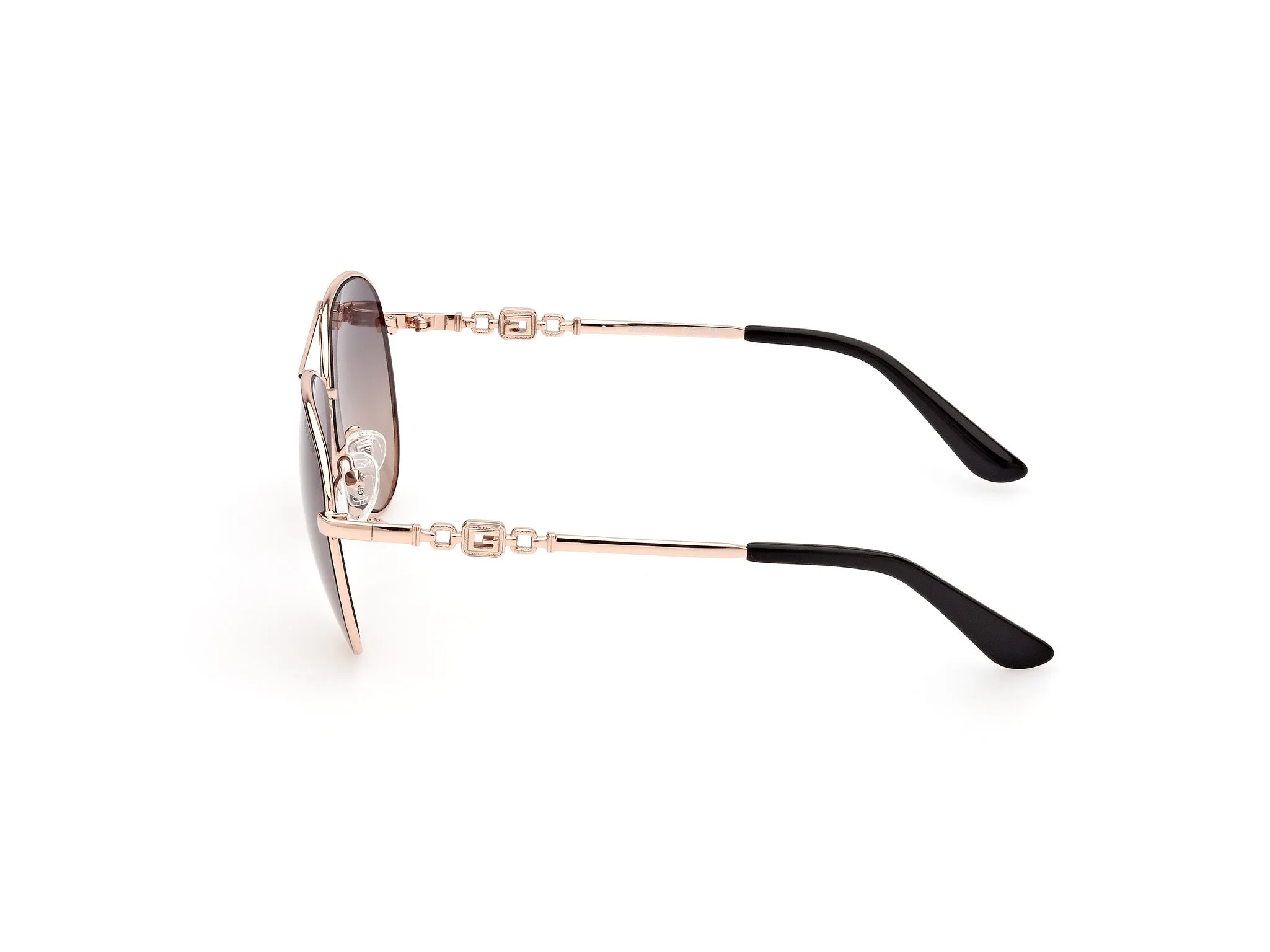 Guess GU7885-H 05B Occhiali da sole Metallo Nero Grigio Pilot Normale Sfumato - immagine 2