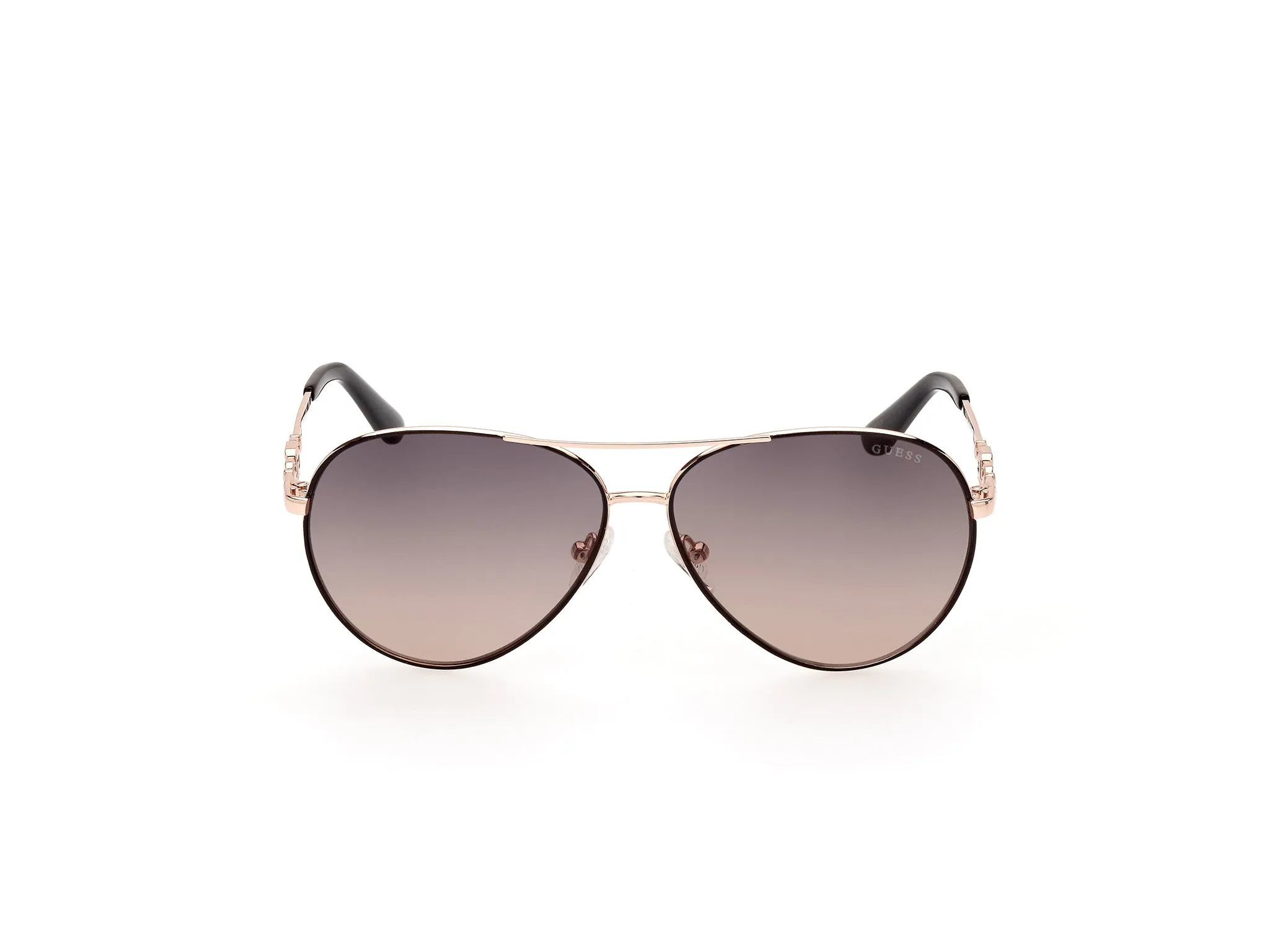 Guess GU7885-H 05B Occhiali da sole Metallo Nero Grigio Pilot Normale Sfumato - immagine 3