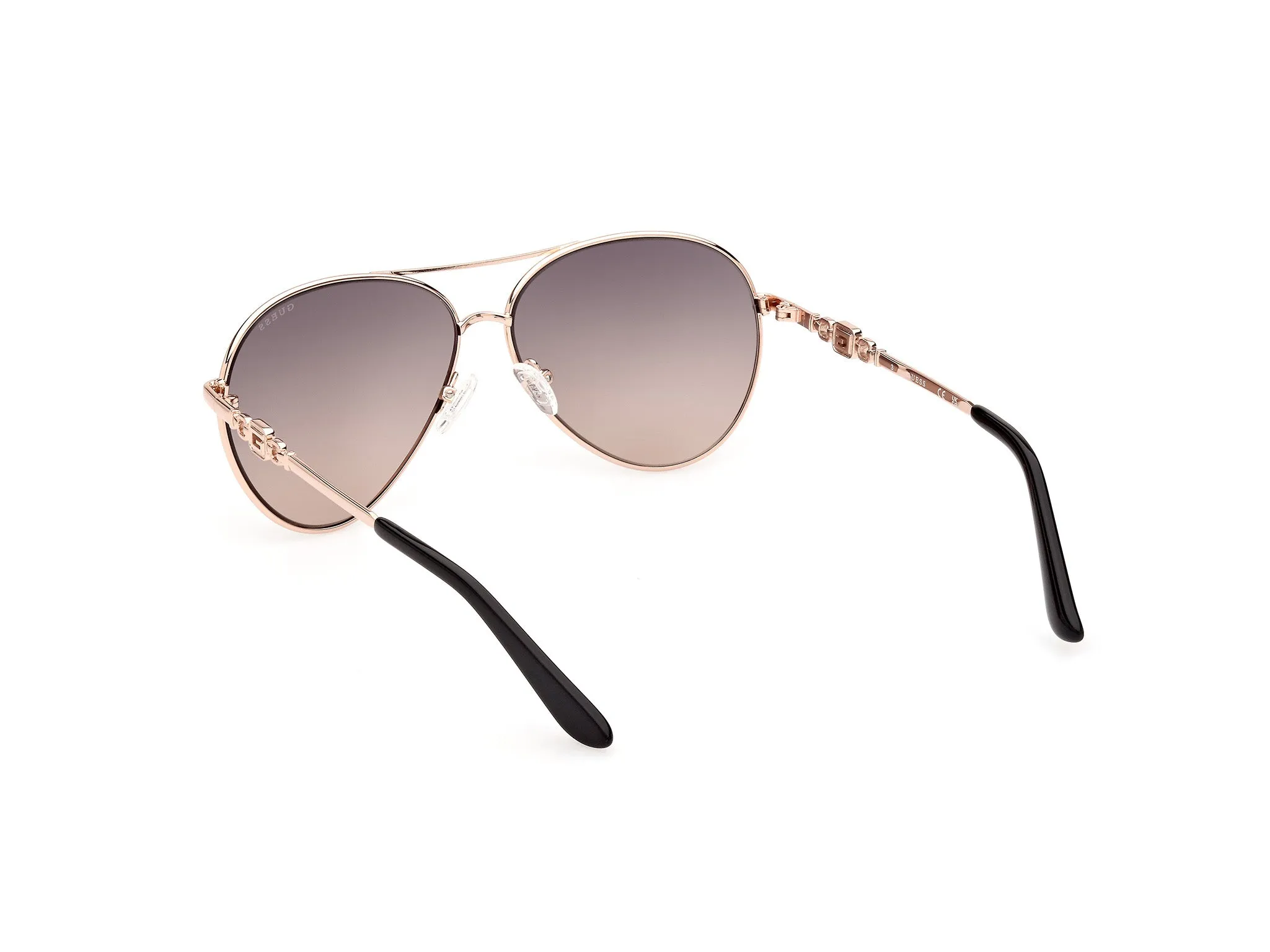 Guess GU7885-H 05B Occhiali da sole Metallo Nero Grigio Pilot Normale Sfumato - immagine 4