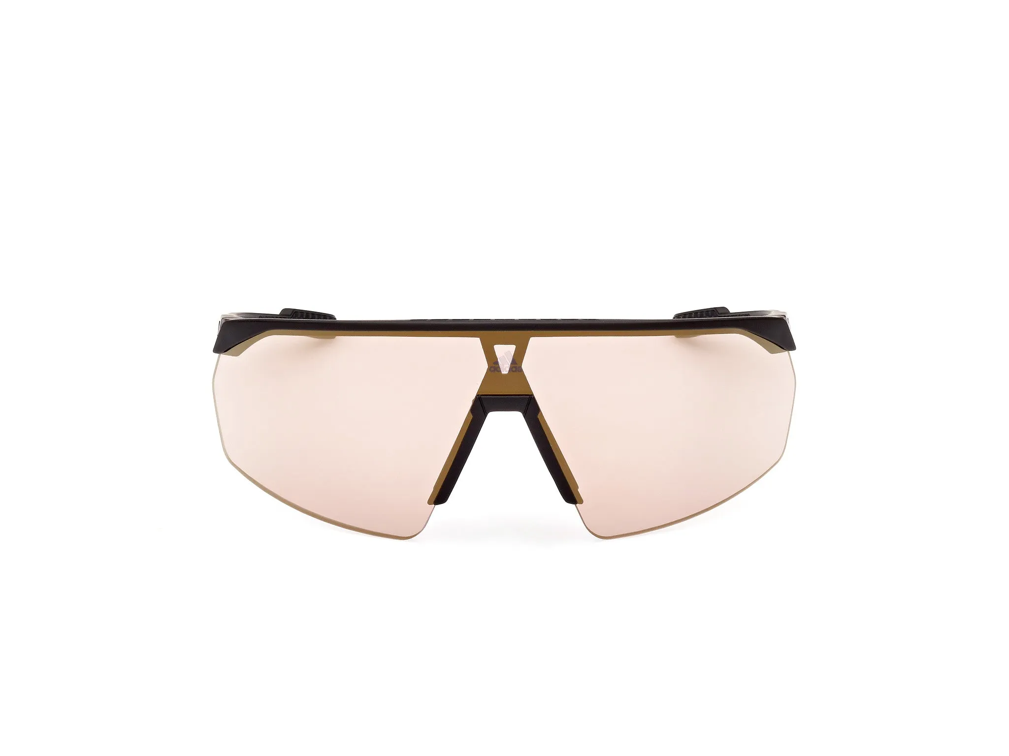 Adidas Sport SP0075 ANEMOS OG 02G Occhiali da sole Plastica Nero-opaco Marrone Maschera Normale Specchiato - immagine 3