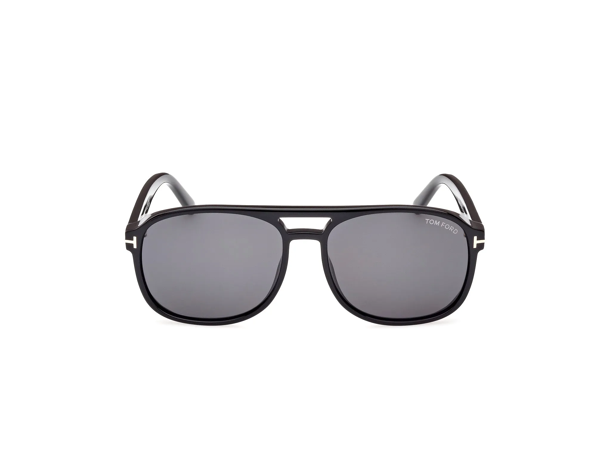 TOM FORD FT1022 ROSCO 01A Occhiali da sole Acetato Nero Grigio Squadrata Normale - immagine 3