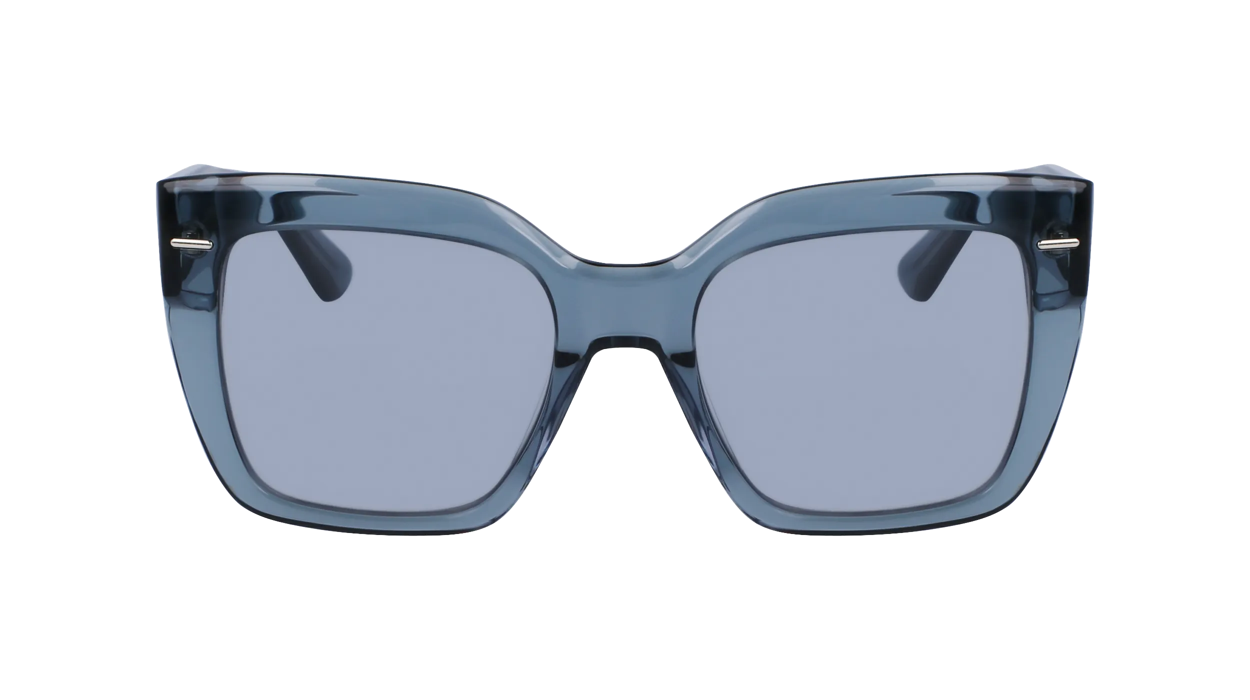 Calvin Klein CK23508S 435 Occhiali da sole Acetato Blu Grigio Squadrata Normale Normale - immagine 3