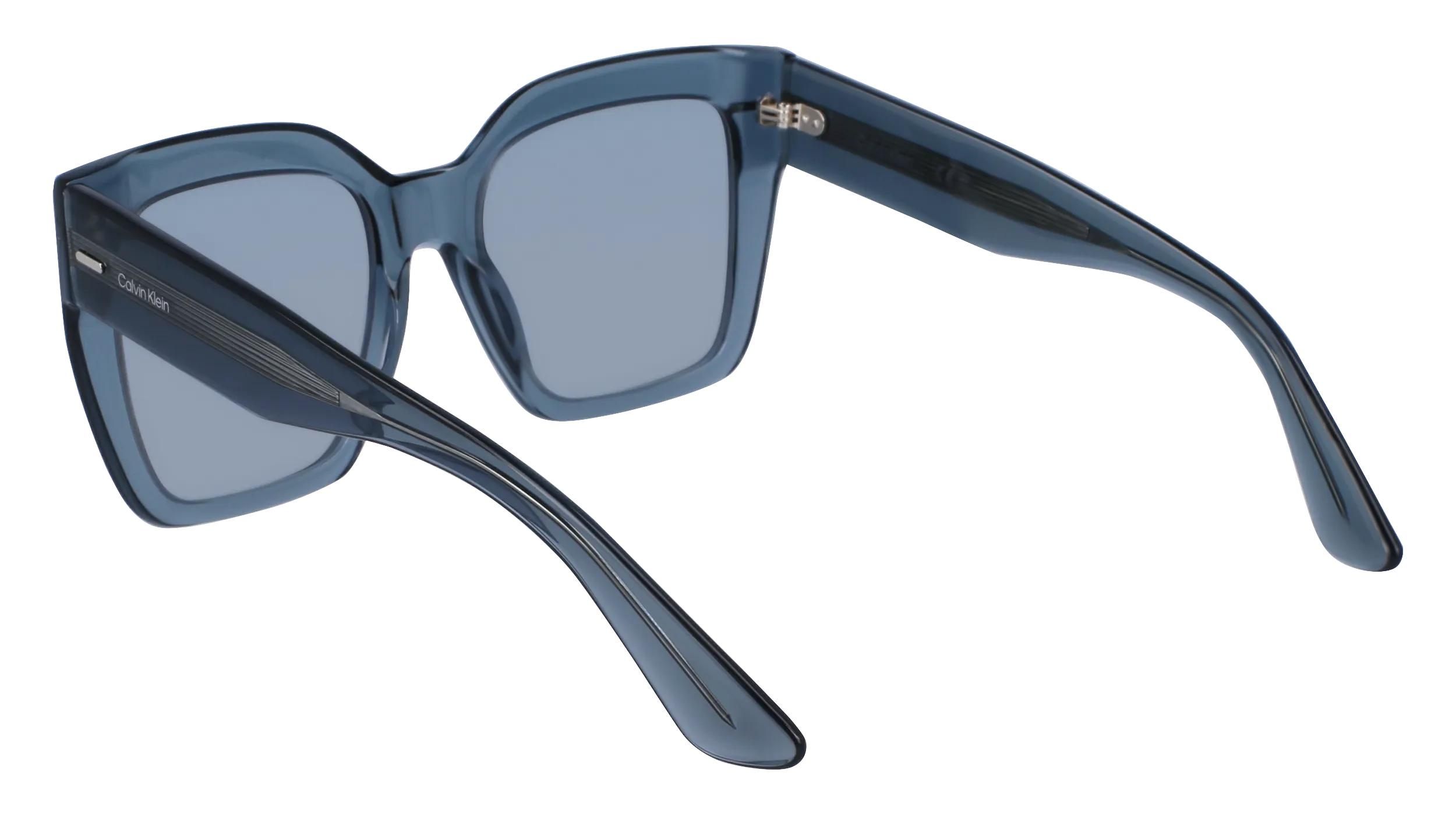 Calvin Klein CK23508S 435 Occhiali da sole Acetato Blu Grigio Squadrata Normale Normale - immagine 4