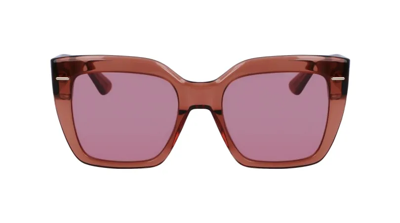 Calvin Klein CK23508S 200 Occhiali da sole Acetato Marrone Squadrata Normale Normale - immagine 2