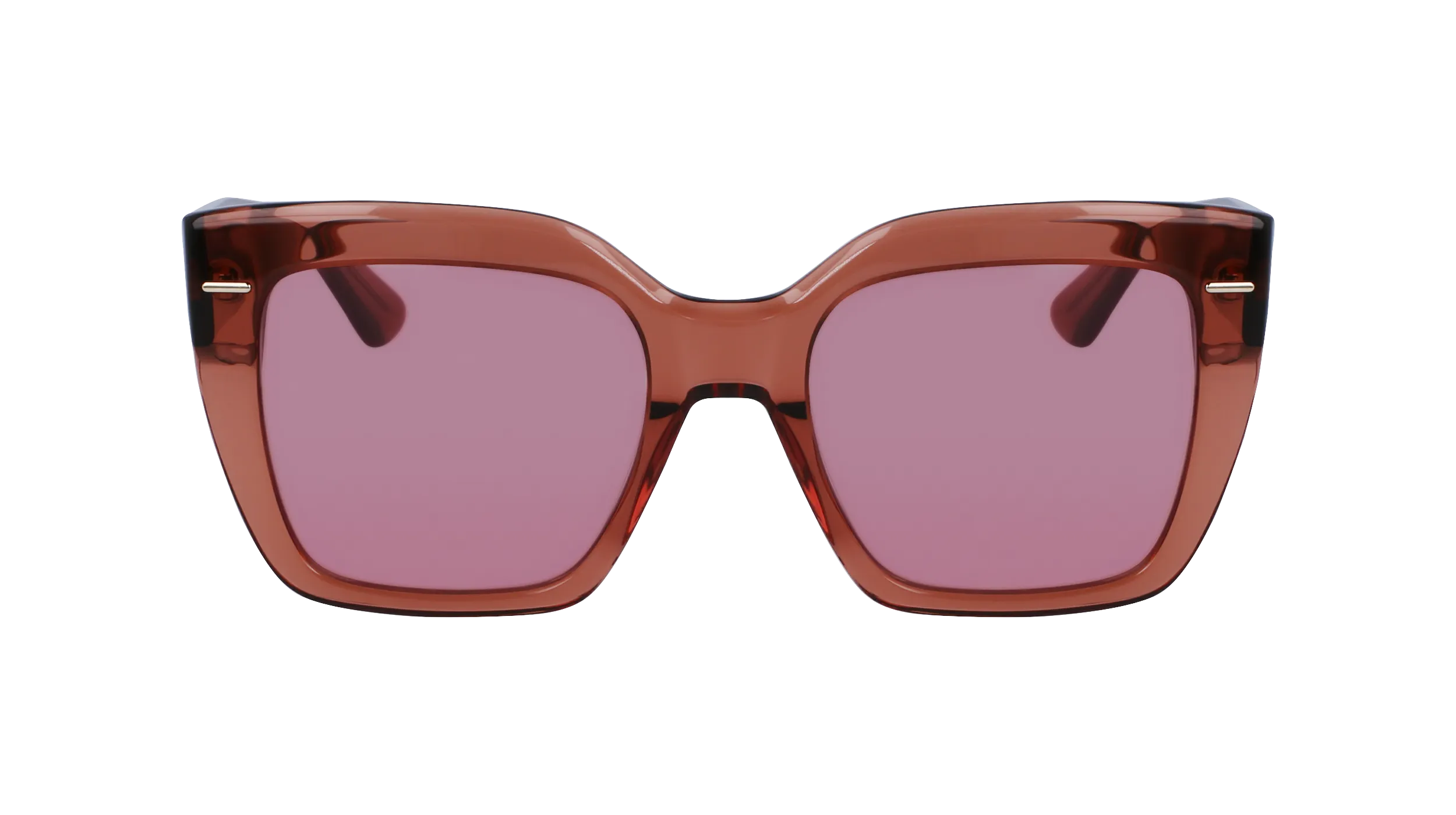 Calvin Klein CK23508S 200 Occhiali da sole Acetato Marrone Squadrata Normale Normale - immagine 3