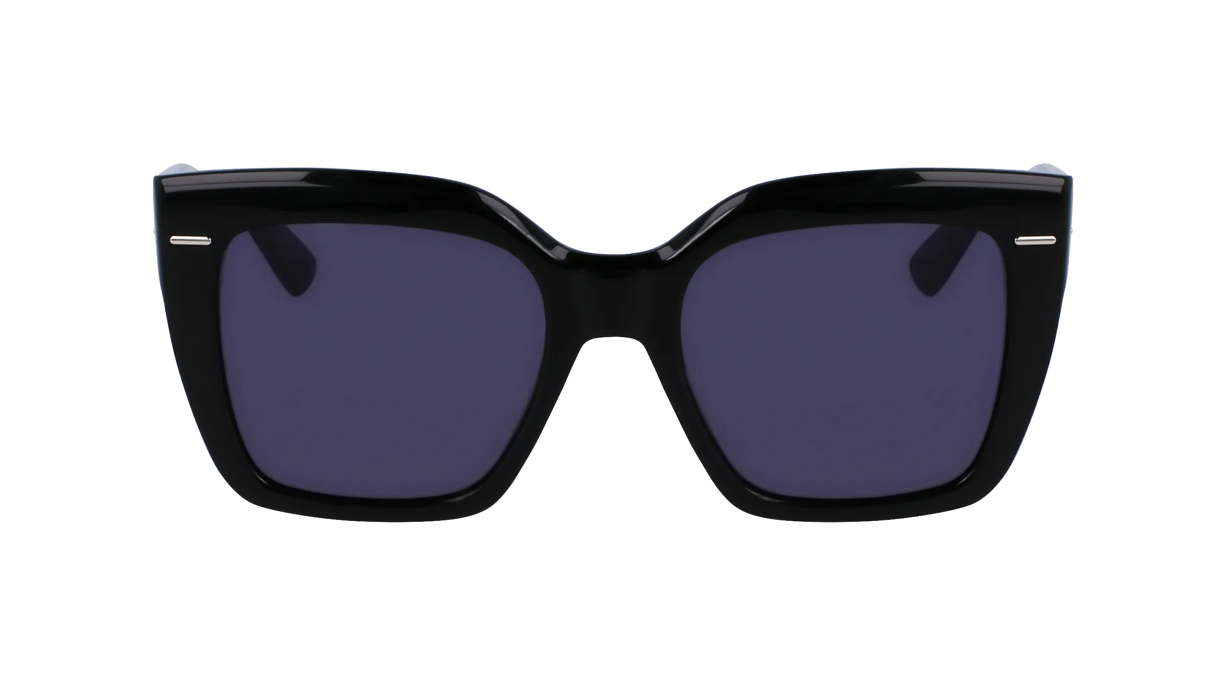 Calvin Klein CK23508S 001 Occhiali da sole Acetato Nero Grigio Squadrata Normale Normale - immagine 3