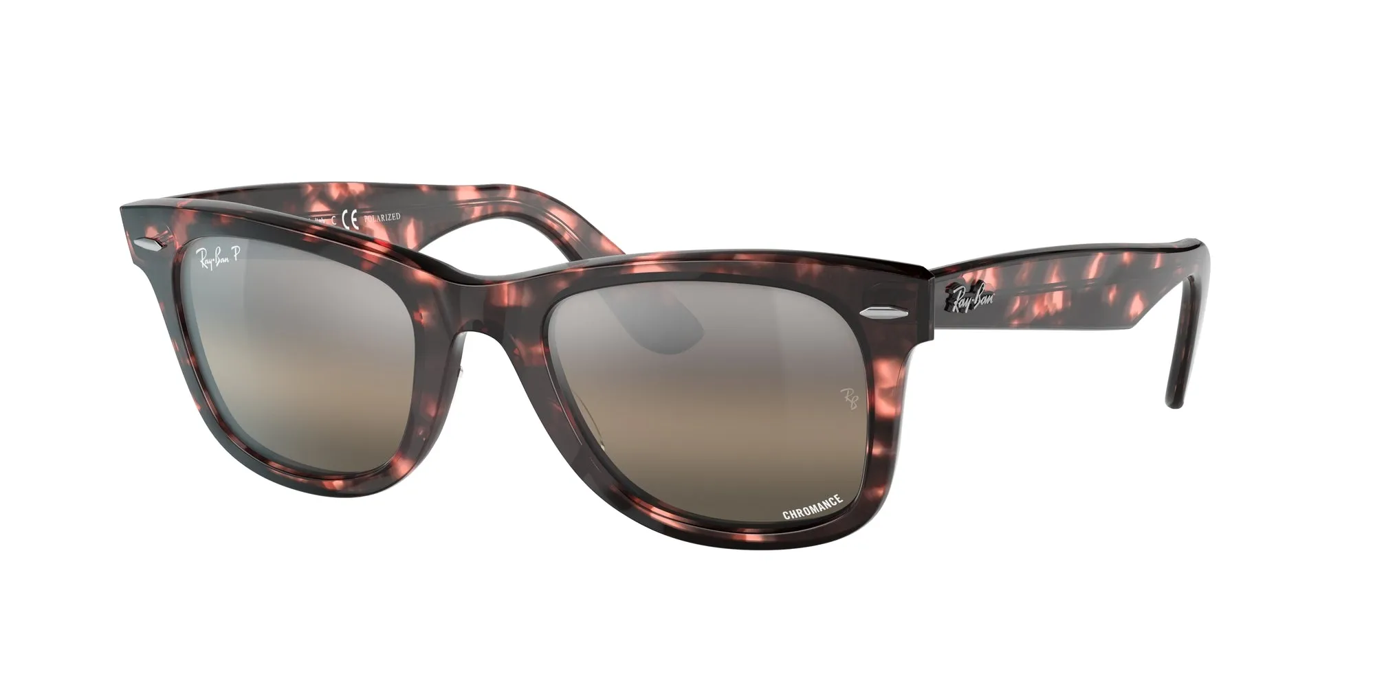 Ray - Ban RB2140 WAYFARER 1334G3 Occhiali da sole Plastica Havana Grigio Squadrata Polarizzata - immagine 1