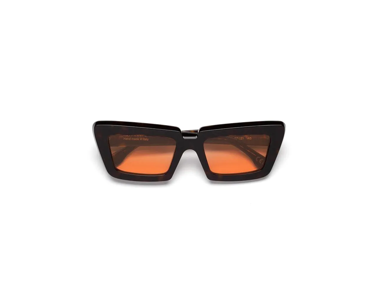 Retrosuperfuture 17M Coccodrillo meteorite Occhiali da sole Acetato Havana Marrone Squadrata Normale - immagine 2