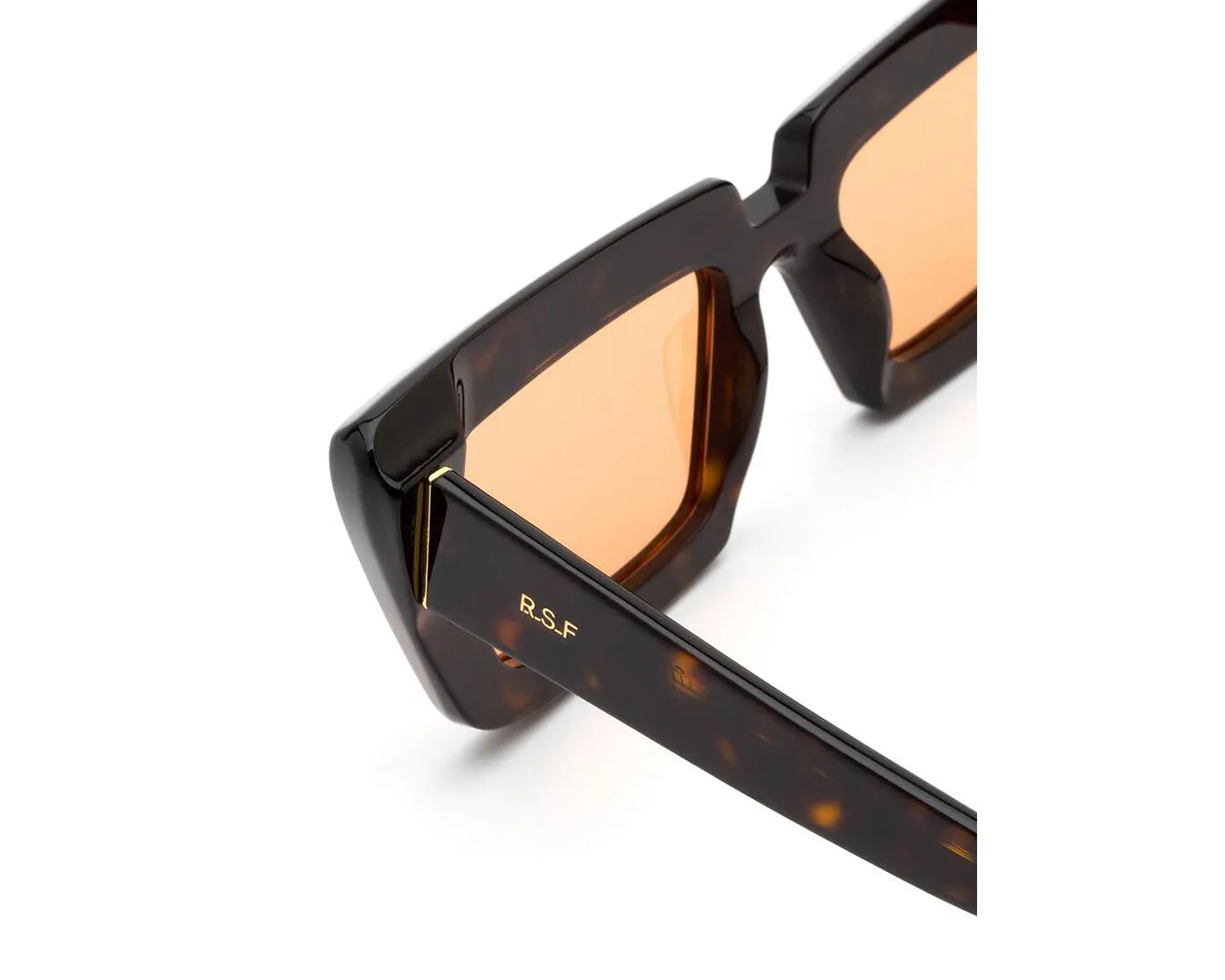 Retrosuperfuture 17M Coccodrillo meteorite Occhiali da sole Acetato Havana Marrone Squadrata Normale - immagine 3