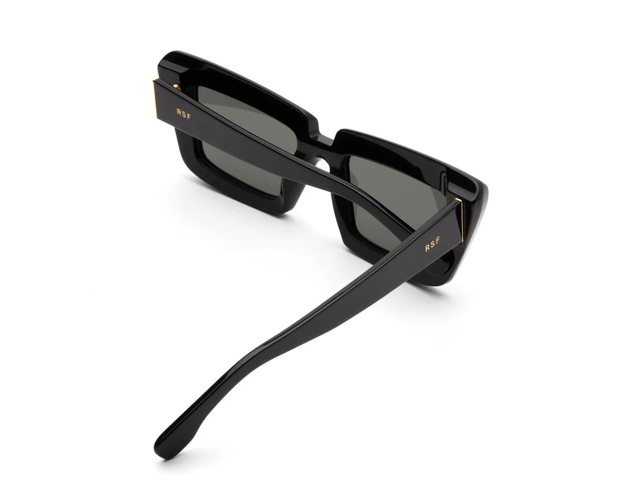 Retrosuperfuture 2GS Coccodrillo black Occhiali da sole Acetato Nero Grigio Squadrata Normale - immagine 3