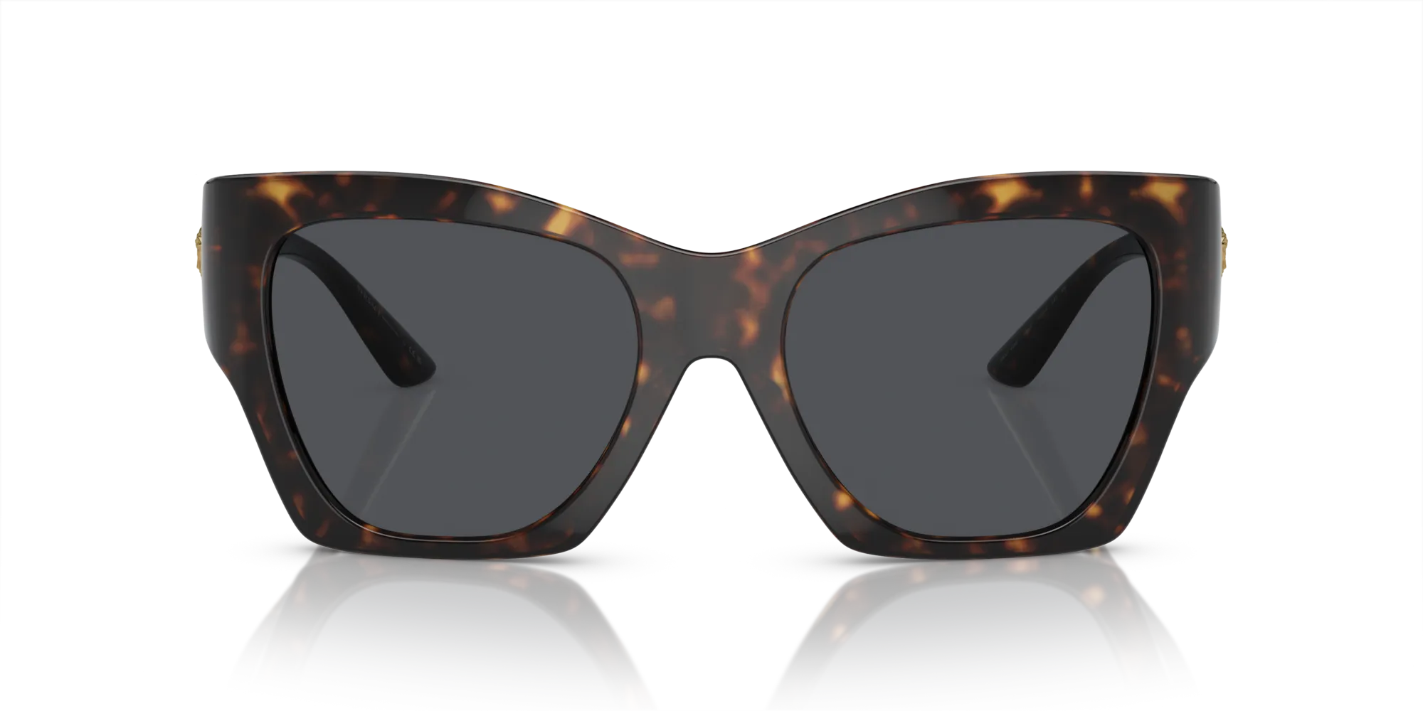 Versace VE4452 108/87 Occhiali da sole Iniettato Tartaruga Grigio Geometrica Normale - immagine 3