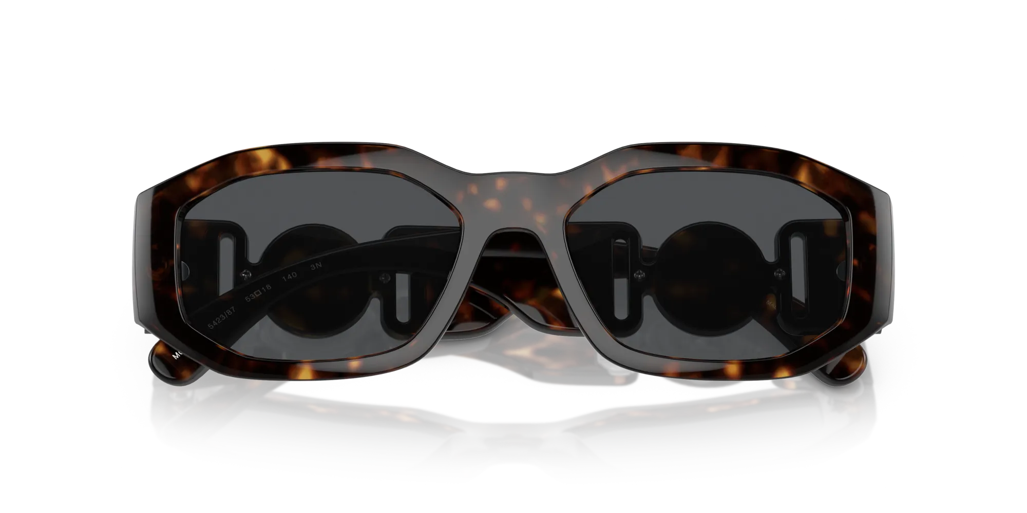 Versace VE4361 542387 Occhiali da sole Nylon Tartaruga Grigio Geometrica Normale - immagine 2