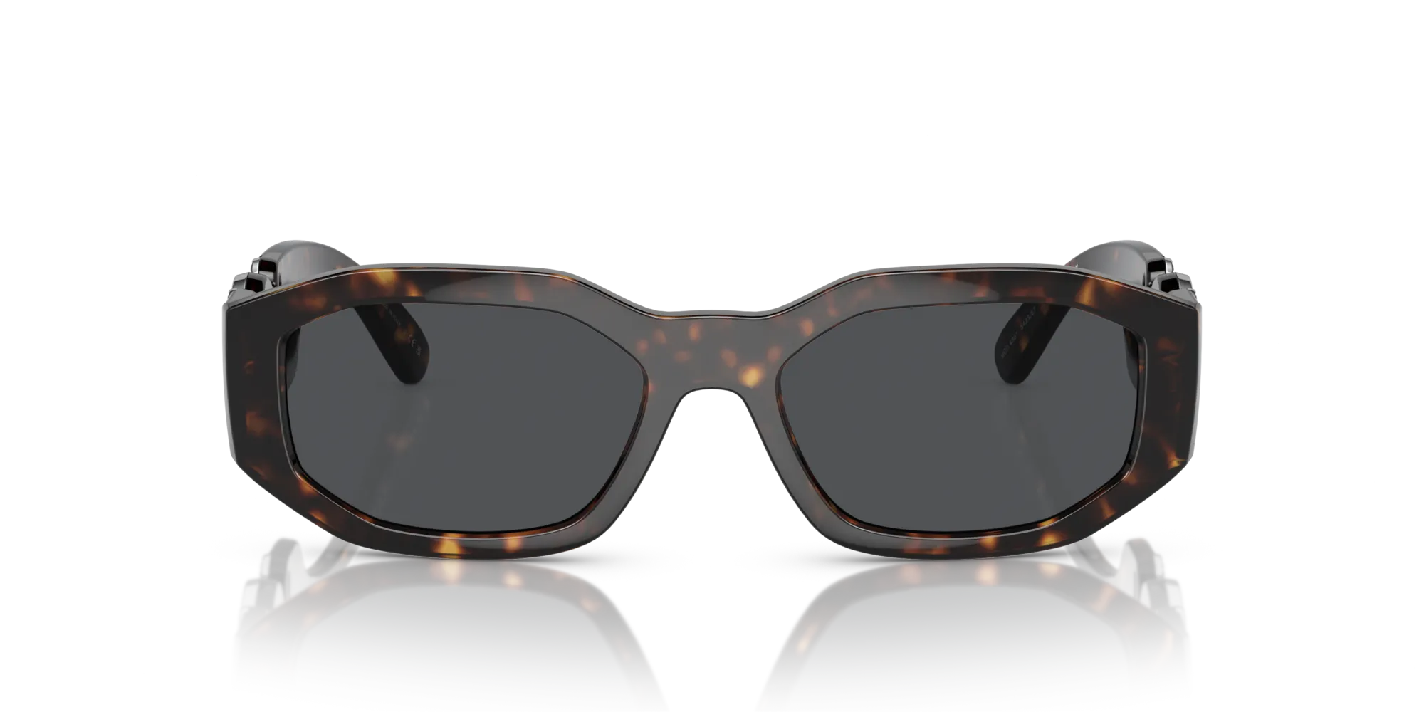 Versace VE4361 542387 Occhiali da sole Nylon Tartaruga Grigio Geometrica Normale - immagine 3