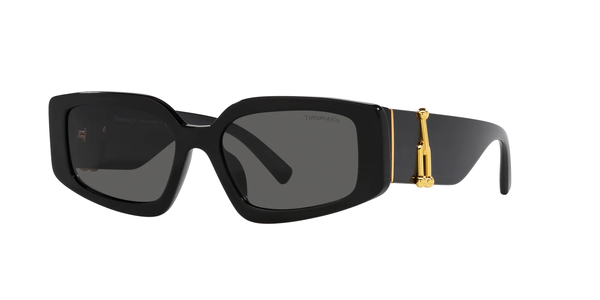 Tiffany TF4208U 8001S4 Occhiali da sole Acetato Nero Grigio Squadrata Normale - immagine 3