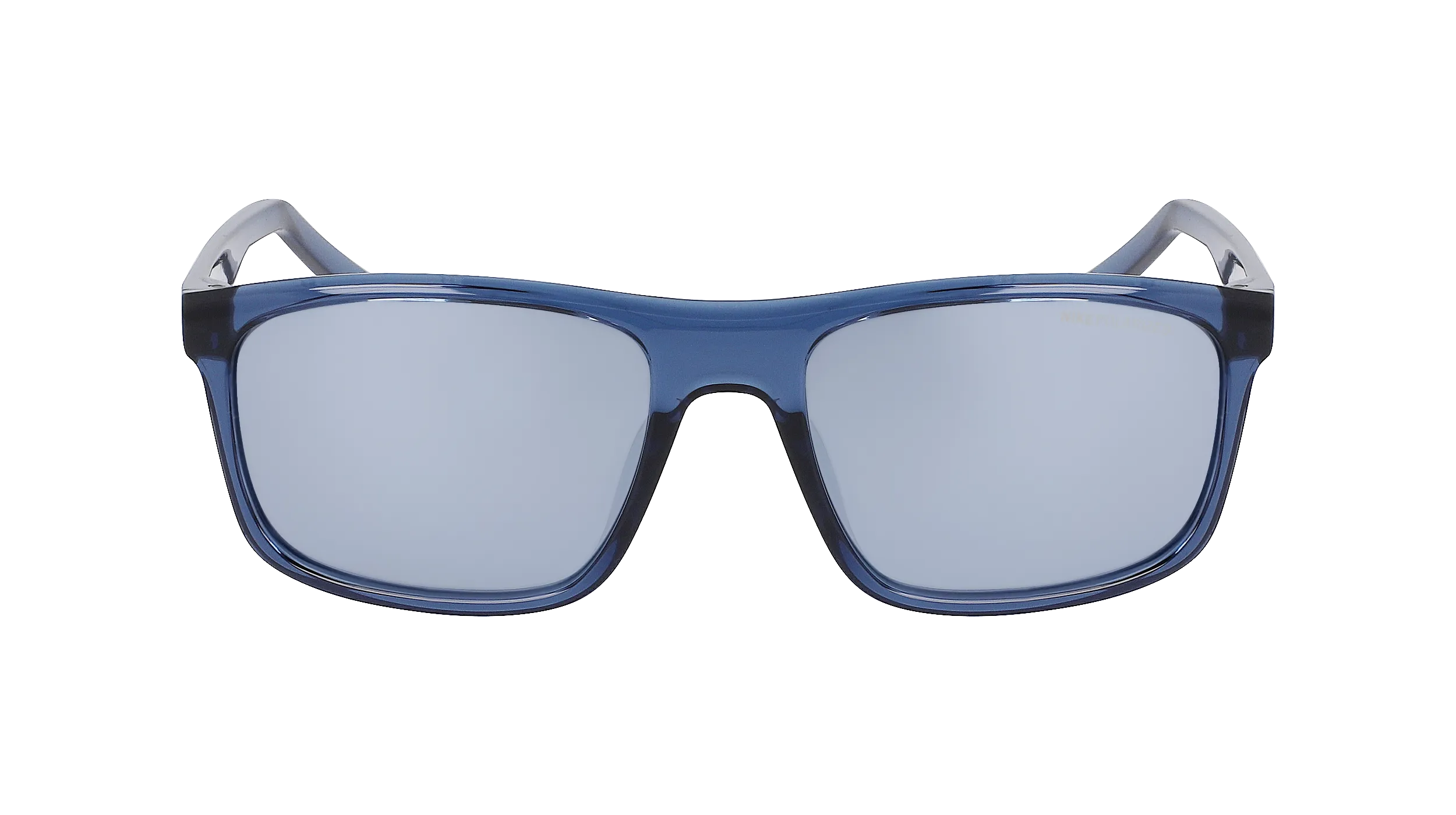Nike 434 Occhiali da sole Bio-iniettato Blu Argento Squadrata Polarizzata Polarizzata - immagine 3