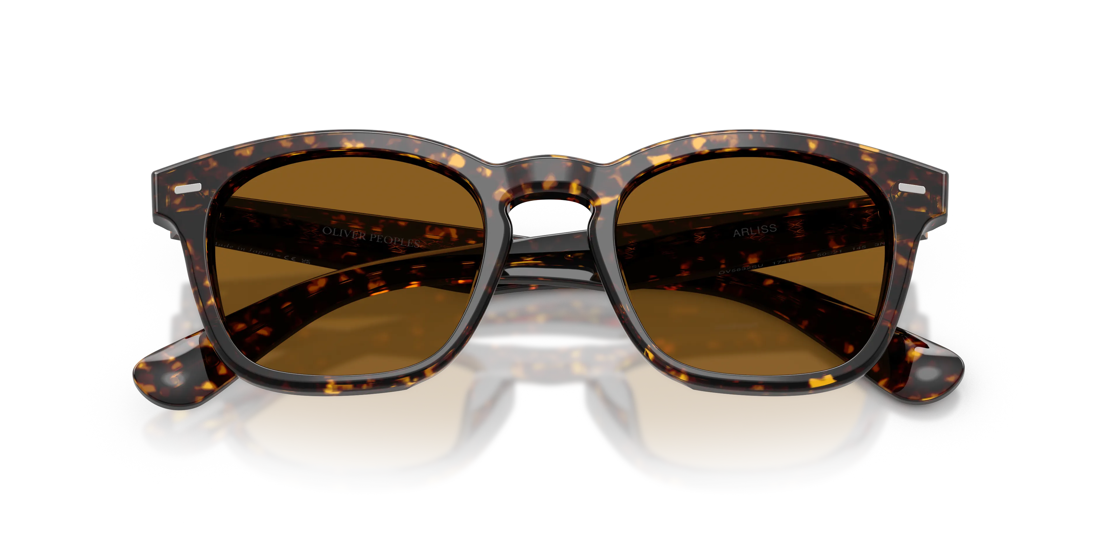 Oliver Peoples OV5632SU ARLISS 174153 Occhiali da sole Acetato Tartaruga Squadrata Normale - immagine 2