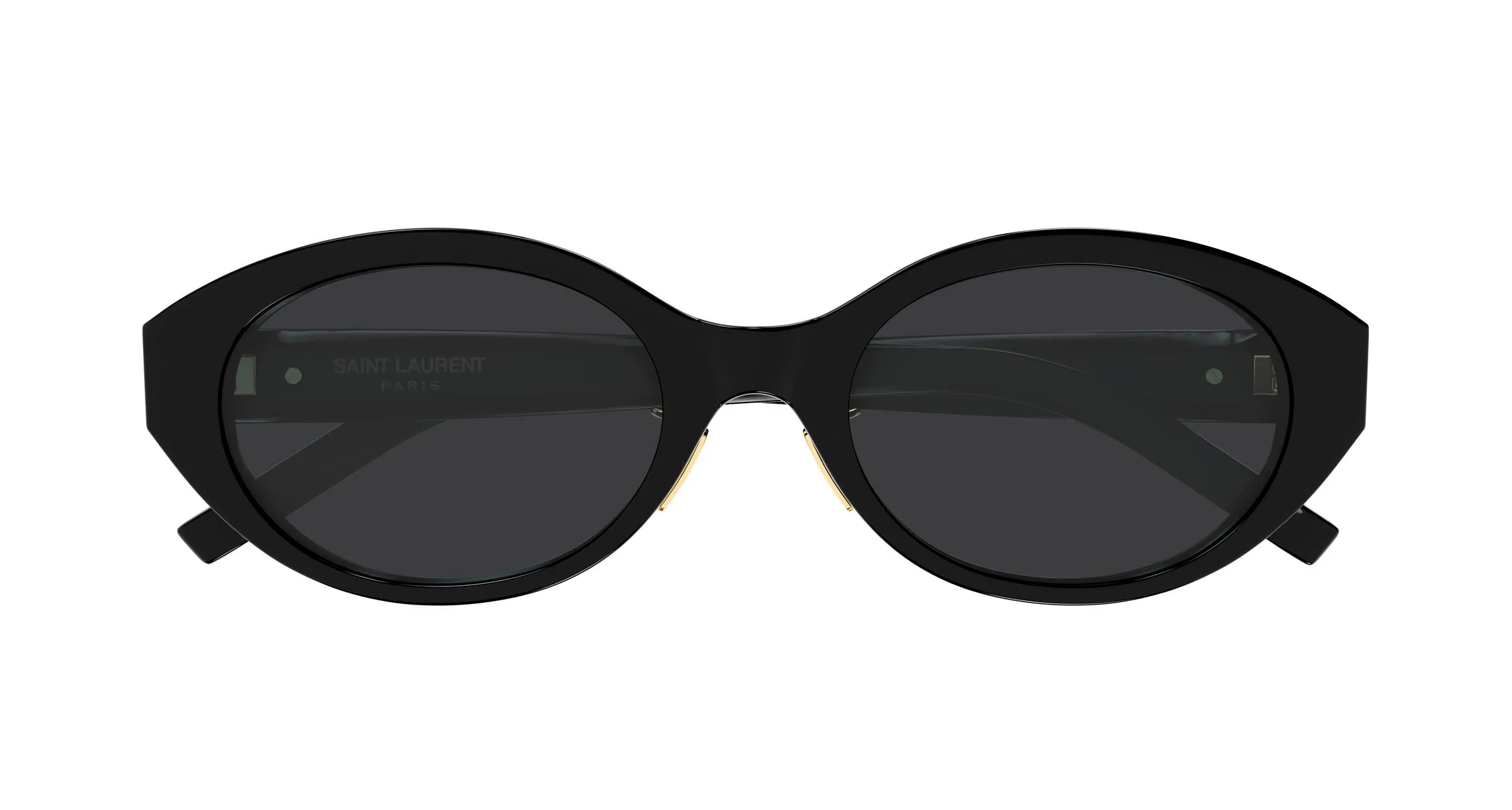 SAINT LAURENT SL M181/J 001 Occhiali da sole Acetato Nero Nero Rotonda - immagine 2