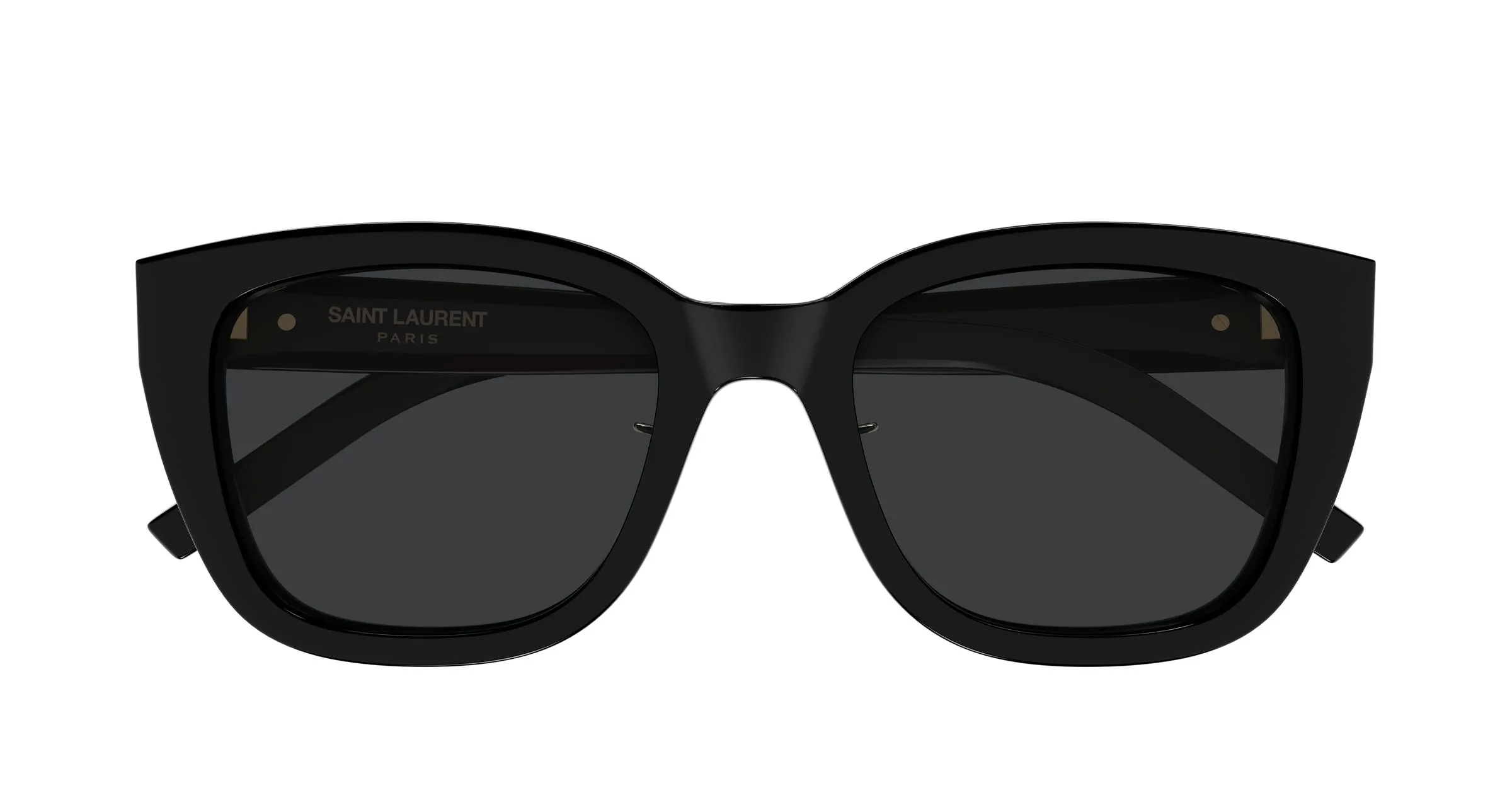 SAINT LAURENT SL M176/K 001 Occhiali da sole Acetato Nero Nero Cat Eye - immagine 2