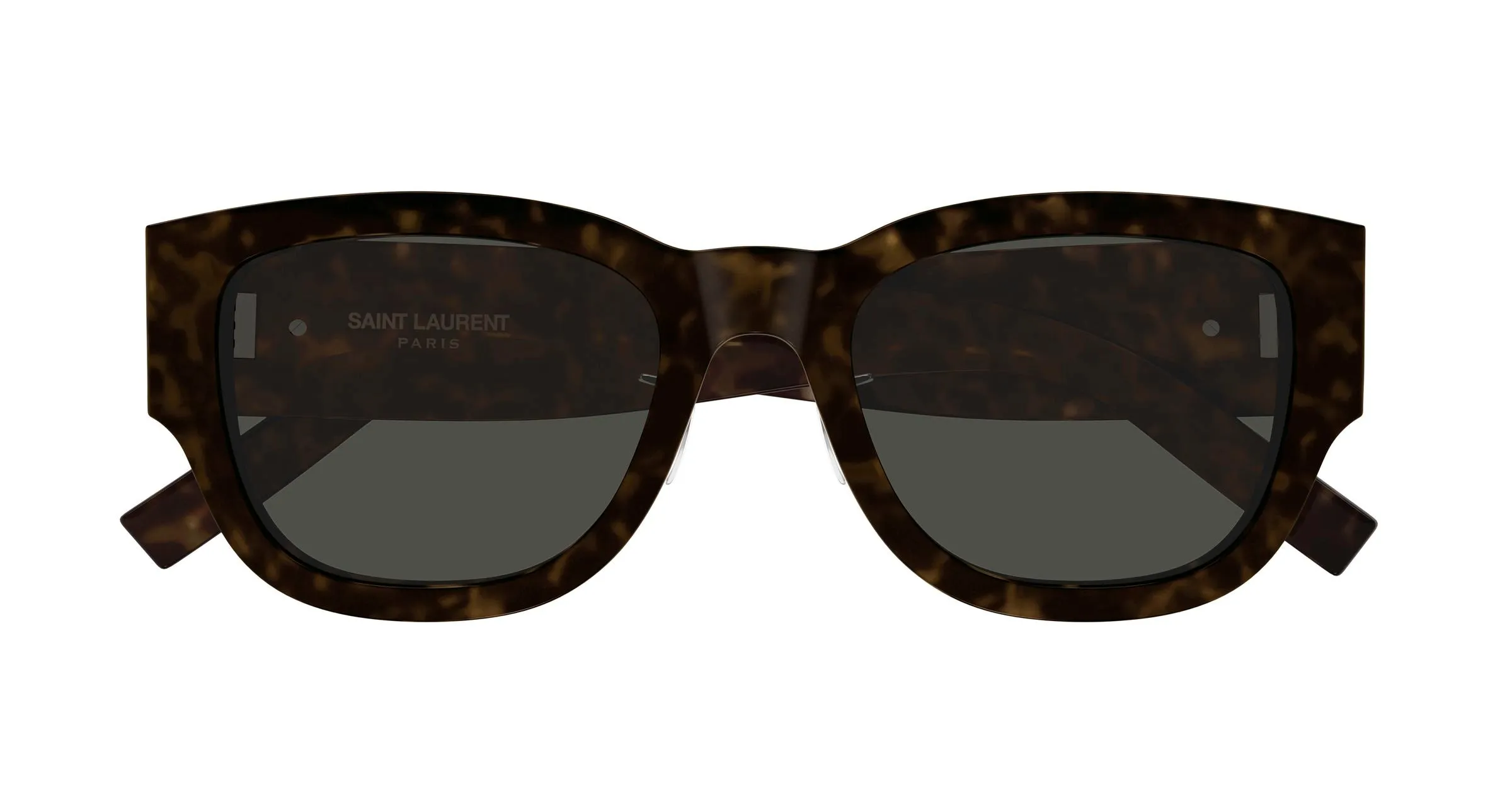 SAINT LAURENT SL M174/F 002 Occhiali da sole Acetato Havana Grigio Cat Eye - immagine 2