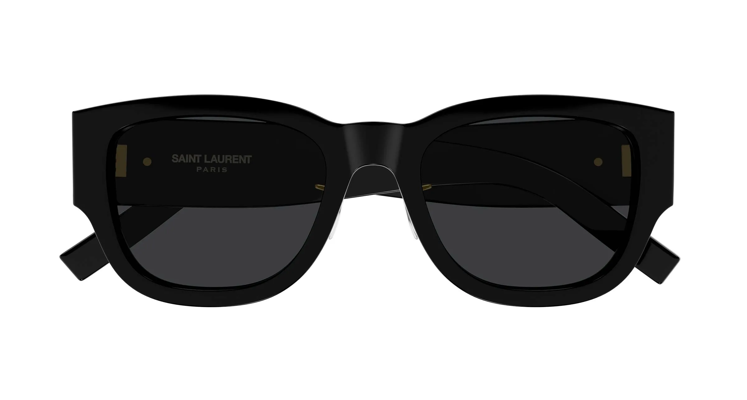 SAINT LAURENT SL M174/F 001 Occhiali da sole Acetato Nero Nero Cat Eye - immagine 2
