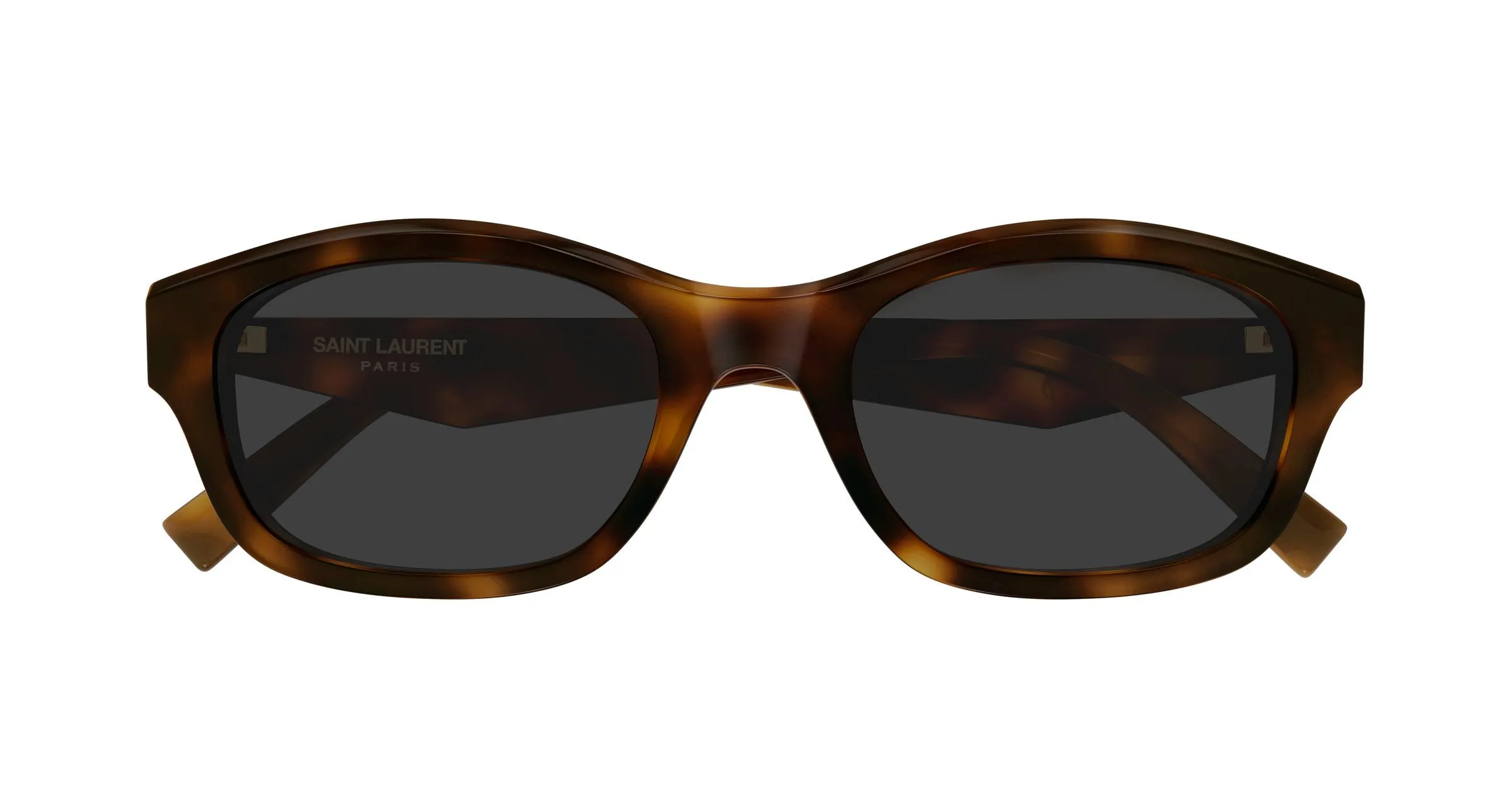 SAINT LAURENT SL M172/F 003 Occhiali da sole Acetato Havana Grigio Rotonda - immagine 2