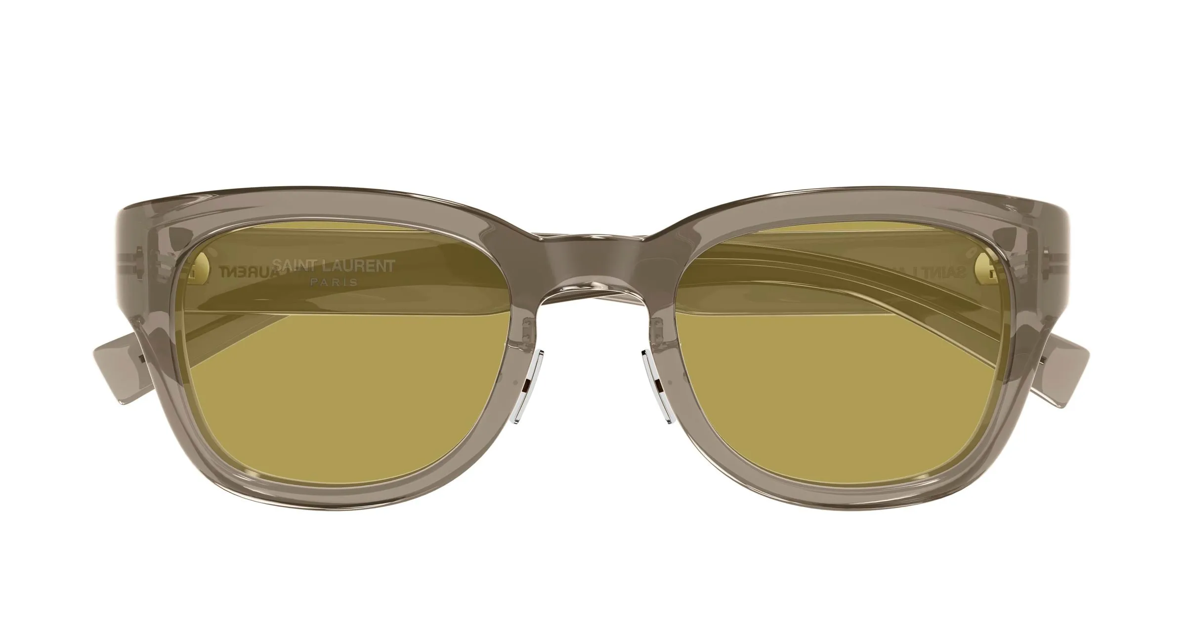 SAINT LAURENT SL 957/J 005 Occhiali da sole Bio-iniettato Marrone Verde Squadrata - immagine 2