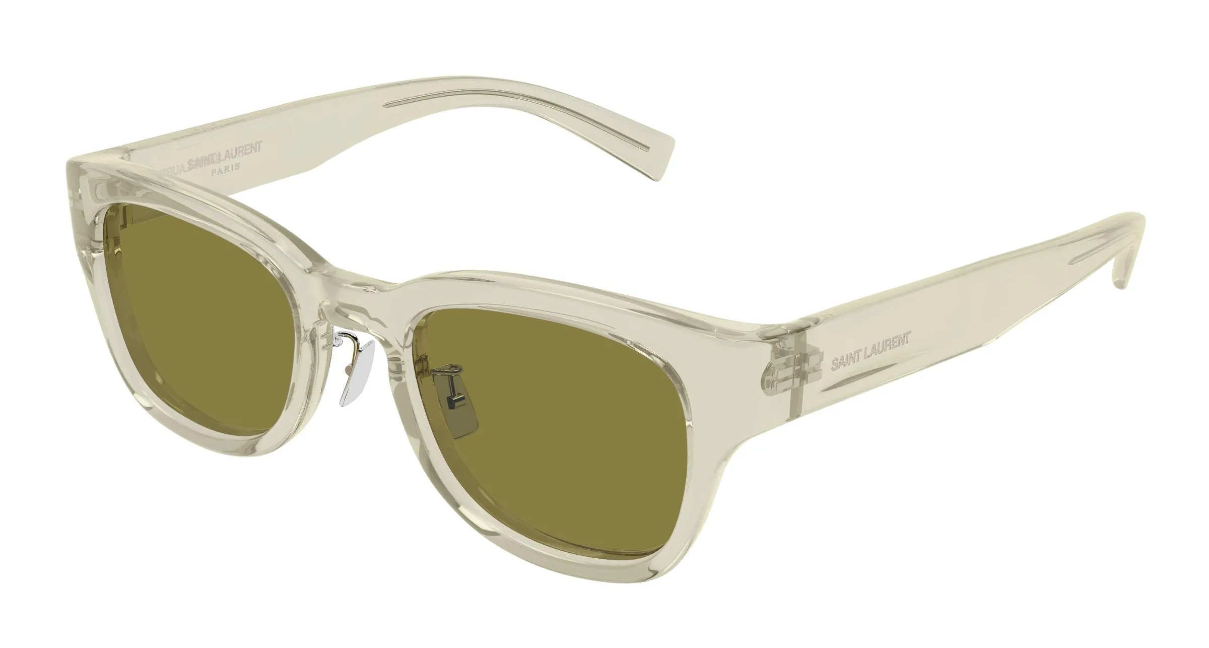 SAINT LAURENT SL 957/J 004 Occhiali da sole Bio-iniettato Verde Verde Squadrata - immagine 1