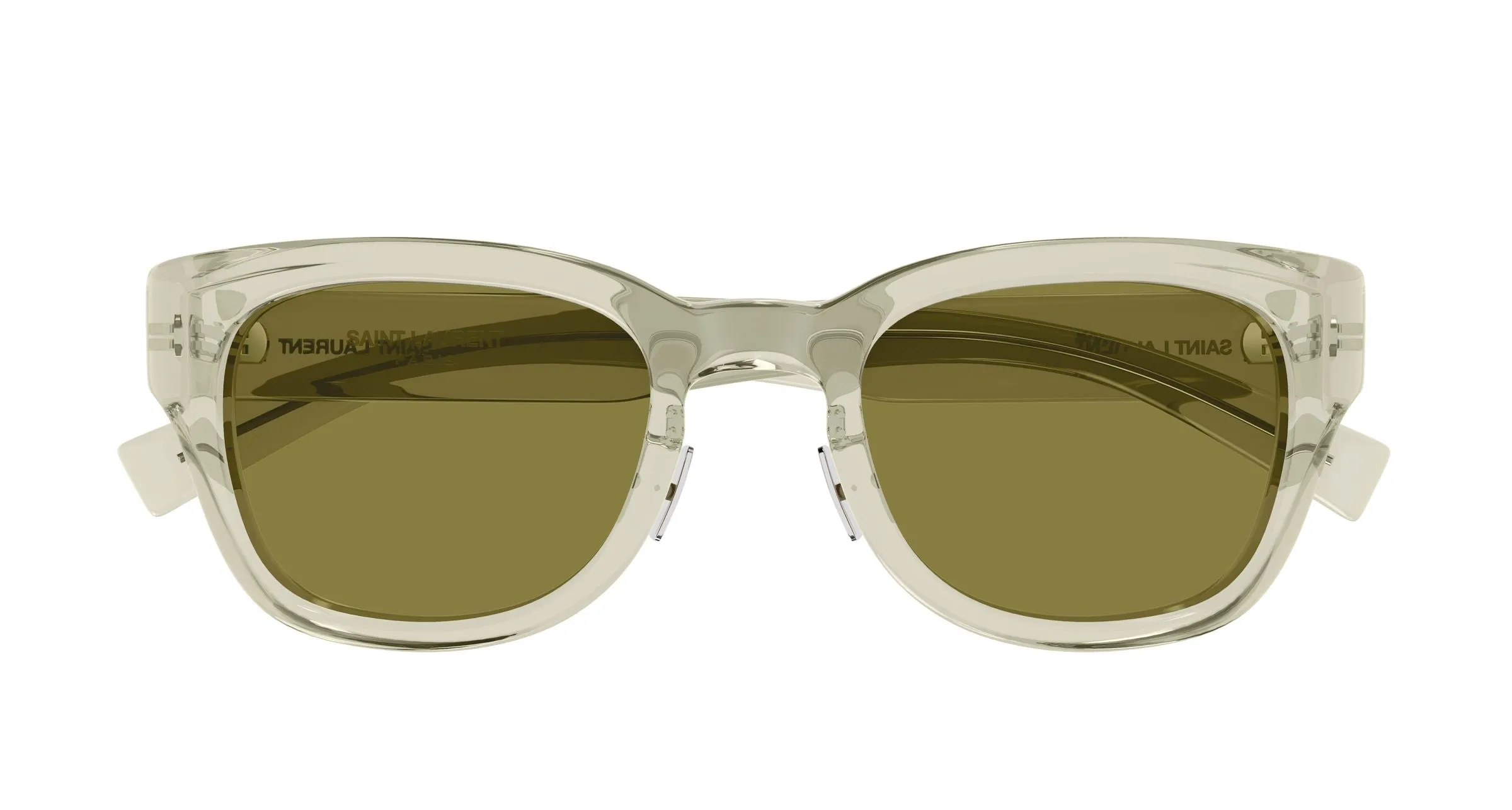 SAINT LAURENT SL 957/J 004 Occhiali da sole Bio-iniettato Verde Verde Squadrata - immagine 2