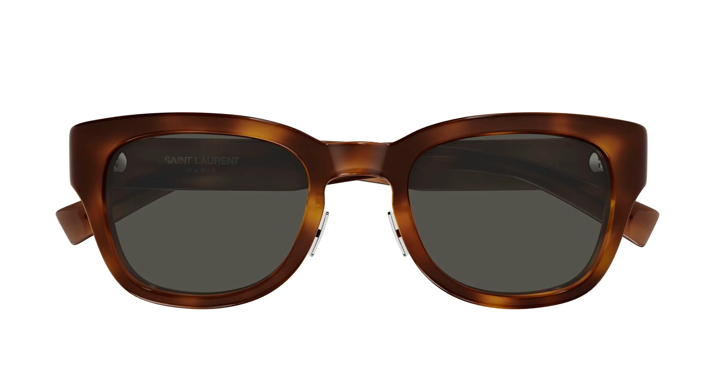 SAINT LAURENT SL 957/J 002 Occhiali da sole Bio-iniettato Havana Grigio Squadrata - immagine 2