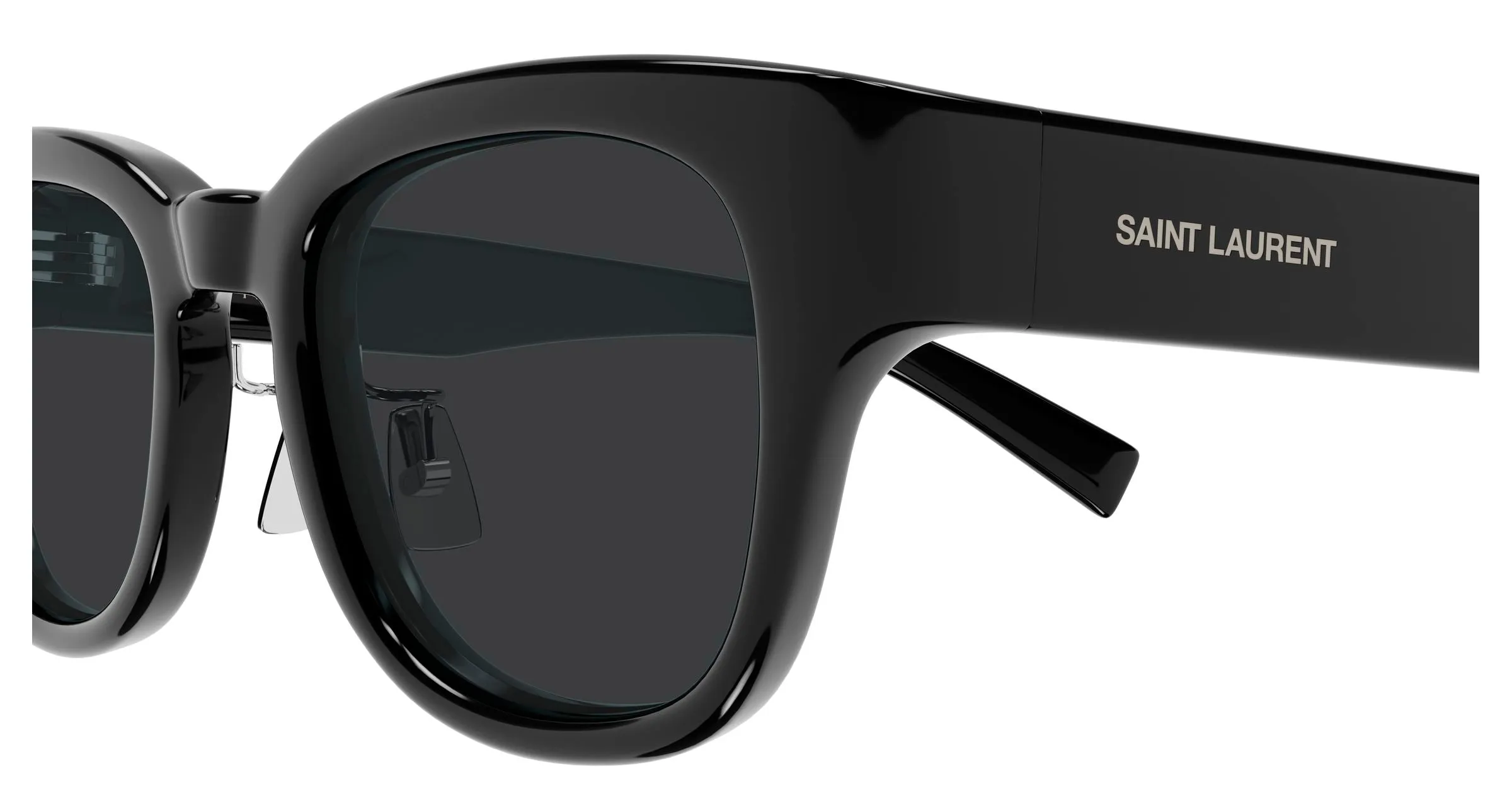 SAINT LAURENT SL 957/J 001 Occhiali da sole Bio-iniettato Nero Nero Squadrata - immagine 3