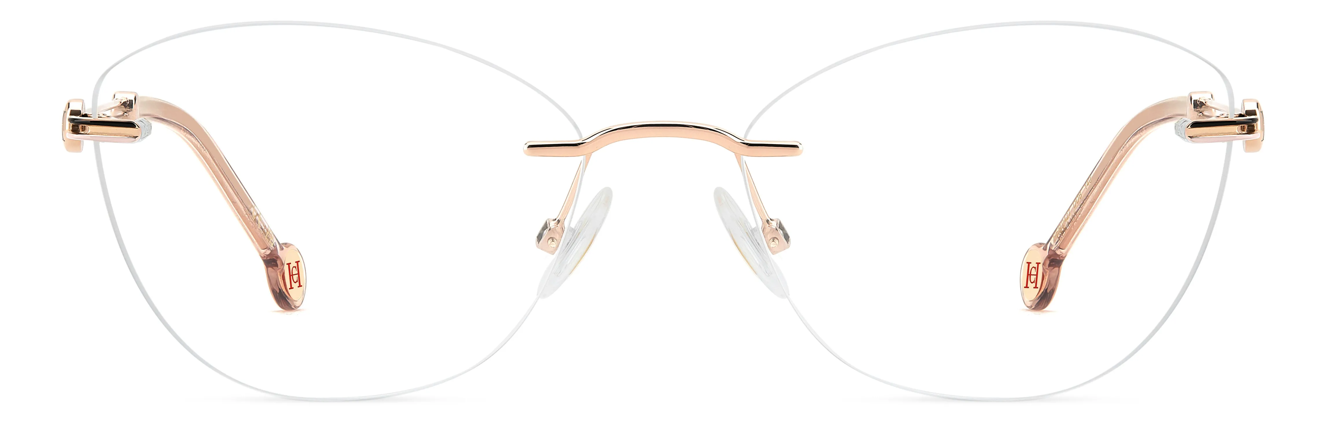 Carolina Herrera HER 0427 DDB Montature da vista Metallo Oro Cat Eye Normale - immagine 2