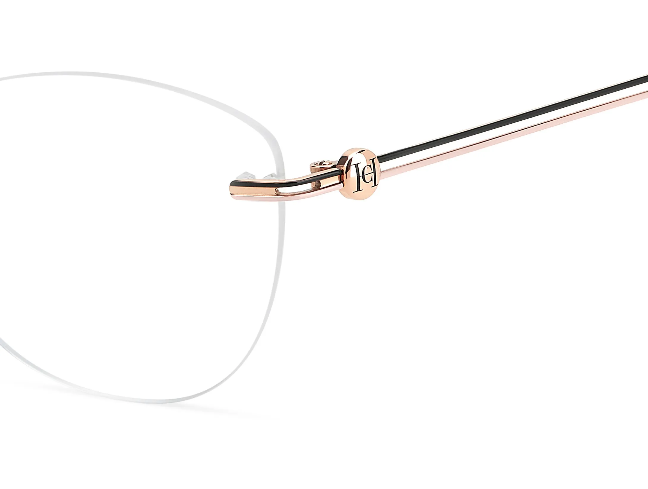 Carolina Herrera HER 0427 DDB Montature da vista Metallo Oro Cat Eye Normale - immagine 3