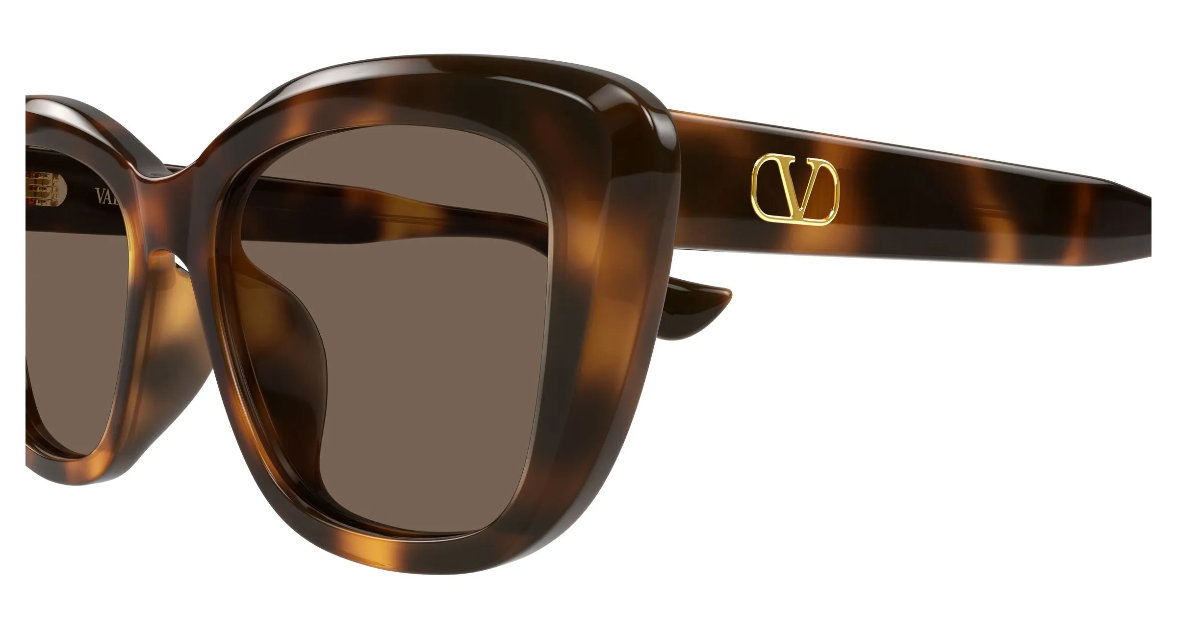 Valentino VG0058SA 003 Occhiali da sole Acetato Havana Marrone Farfalla - immagine 3