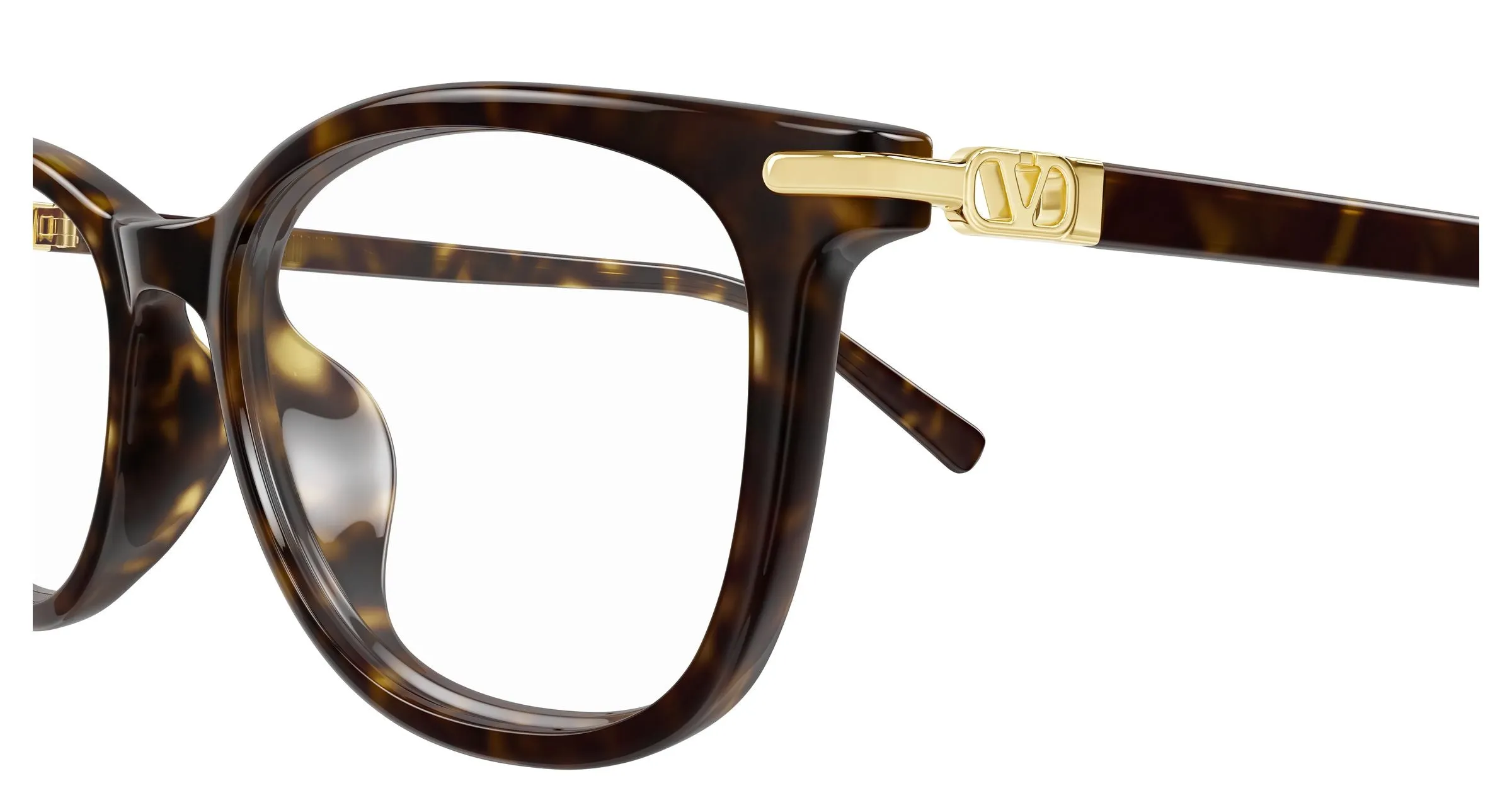 Valentino VG0051OA 002 Montature da vista Acetato Havana Trasparente Squadrata - immagine 3