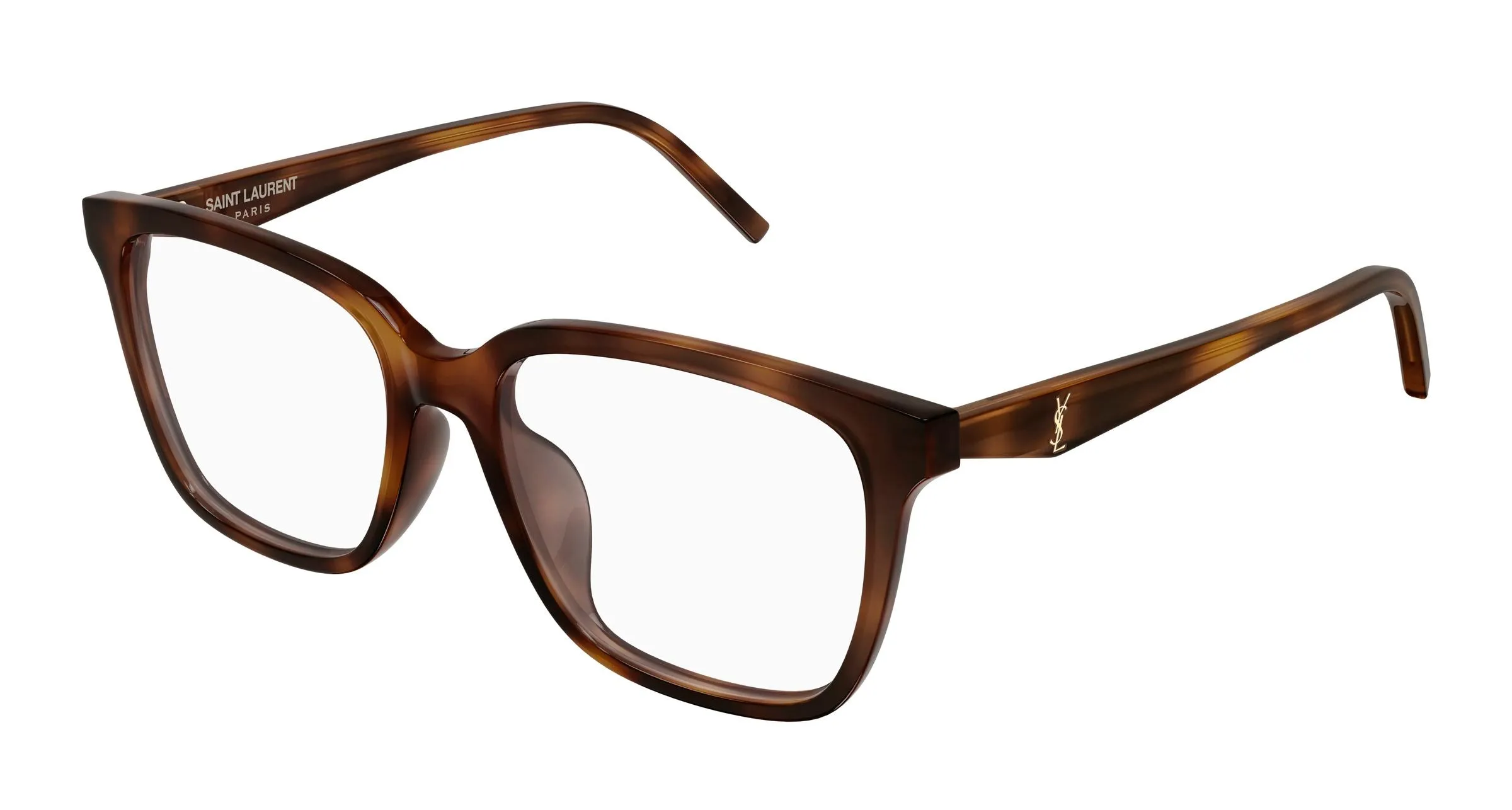 SAINT LAURENT SL M191/F 003 Montature da vista Acetato Havana Trasparente Cat Eye - immagine 1