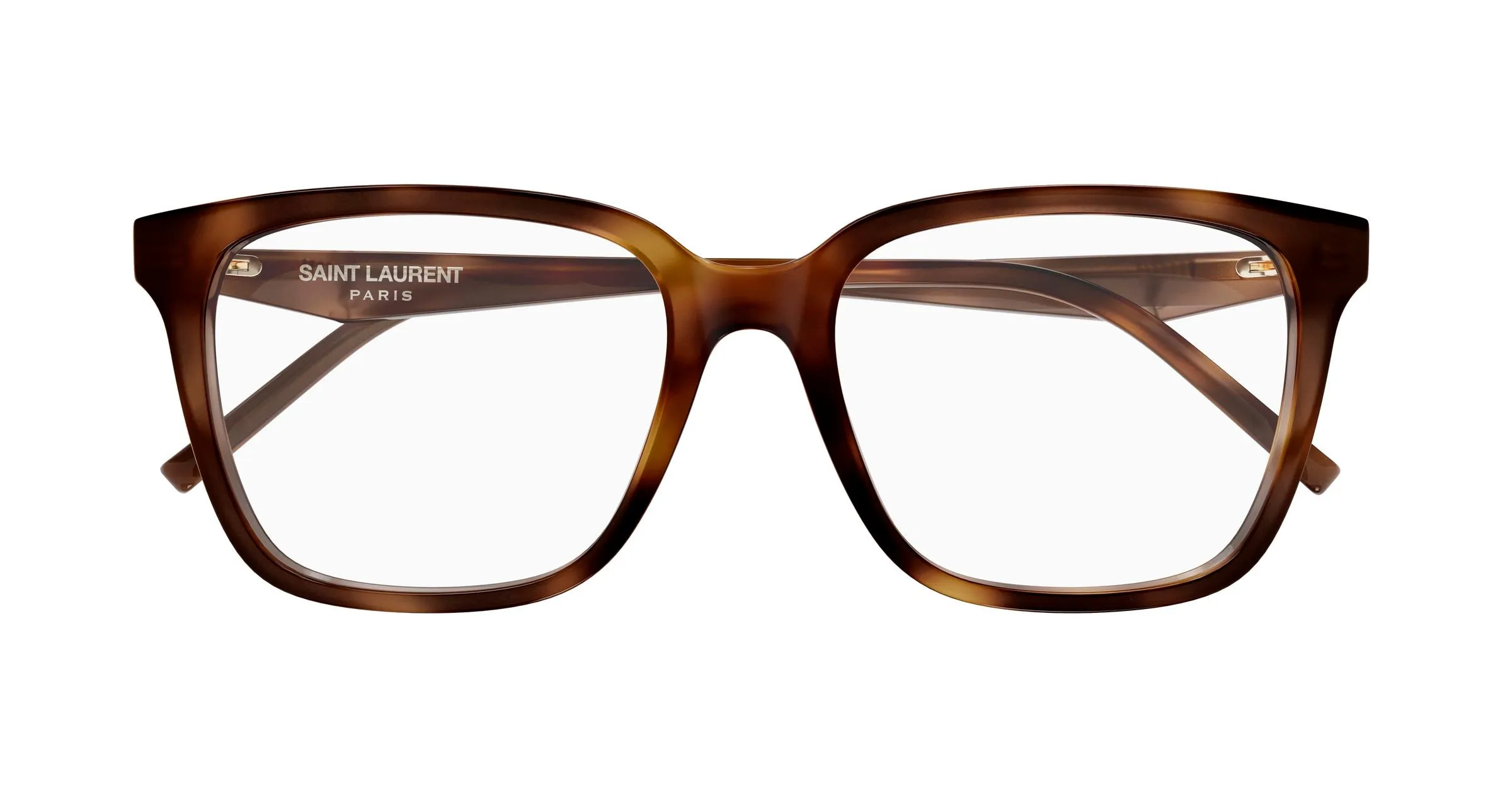 SAINT LAURENT SL M191/F 003 Montature da vista Acetato Havana Trasparente Cat Eye - immagine 2