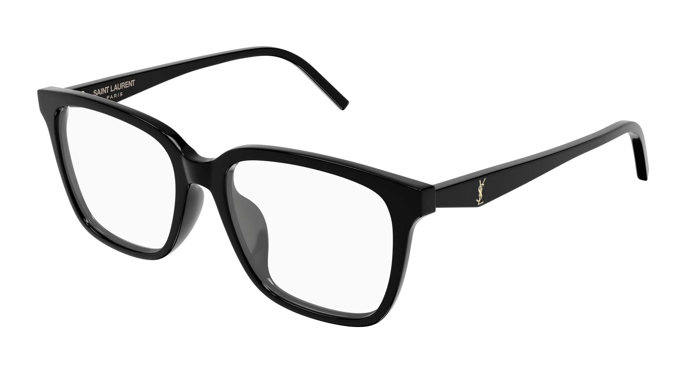 SAINT LAURENT SL M191/F 001 Montature da vista Acetato Nero Trasparente Cat Eye - immagine 1