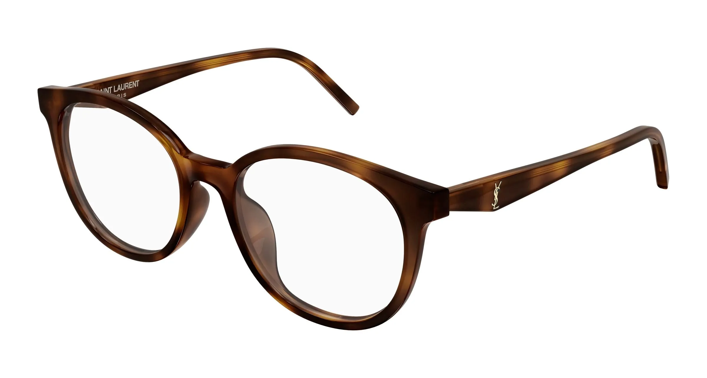 SAINT LAURENT SL M189/F 003 Montature da vista Acetato Havana Trasparente Cat Eye - immagine 1