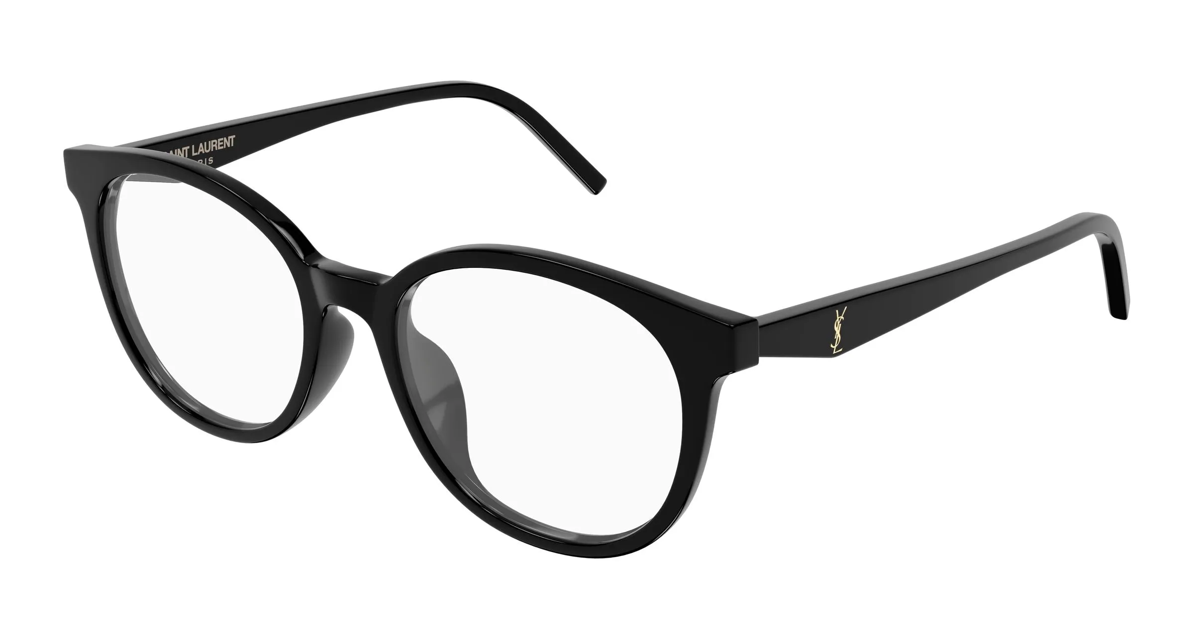 SAINT LAURENT SL M189/F 001 Montature da vista Acetato Nero Trasparente Cat Eye - immagine 1