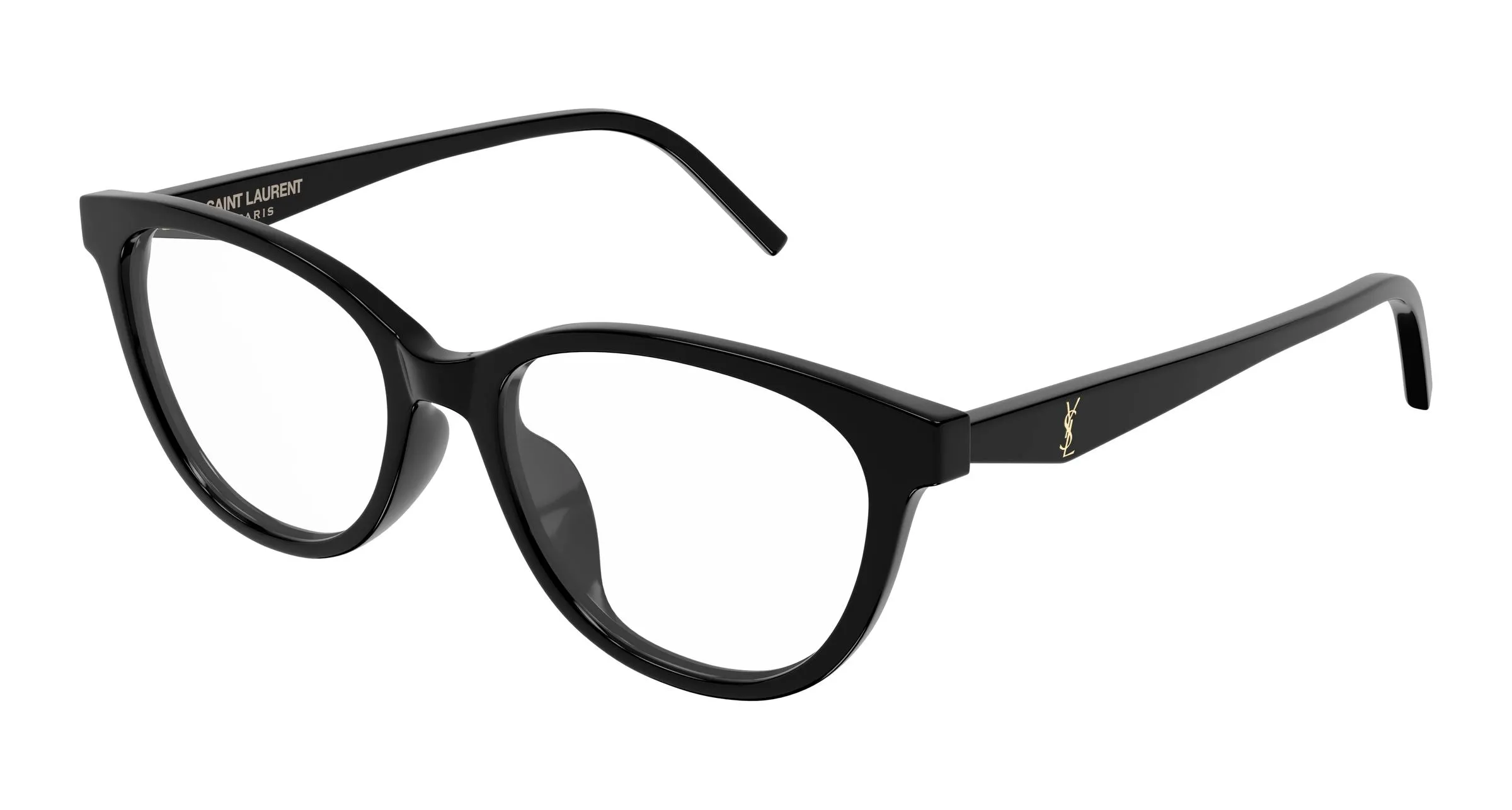 SAINT LAURENT SL M188/F 001 Montature da vista Acetato Nero Trasparente Cat Eye - immagine 1